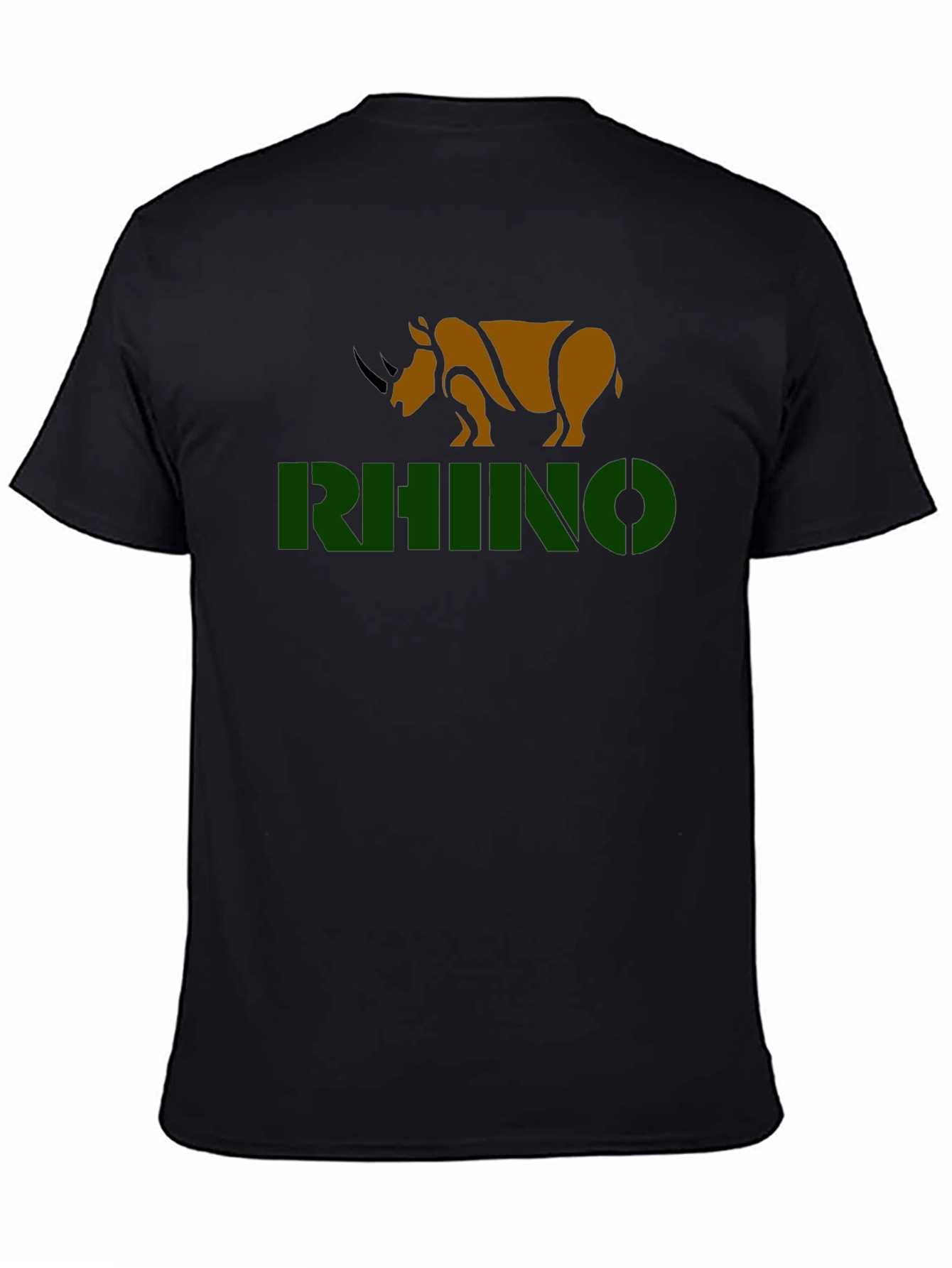 Rhino Graphic T-Shirt - Black Tee