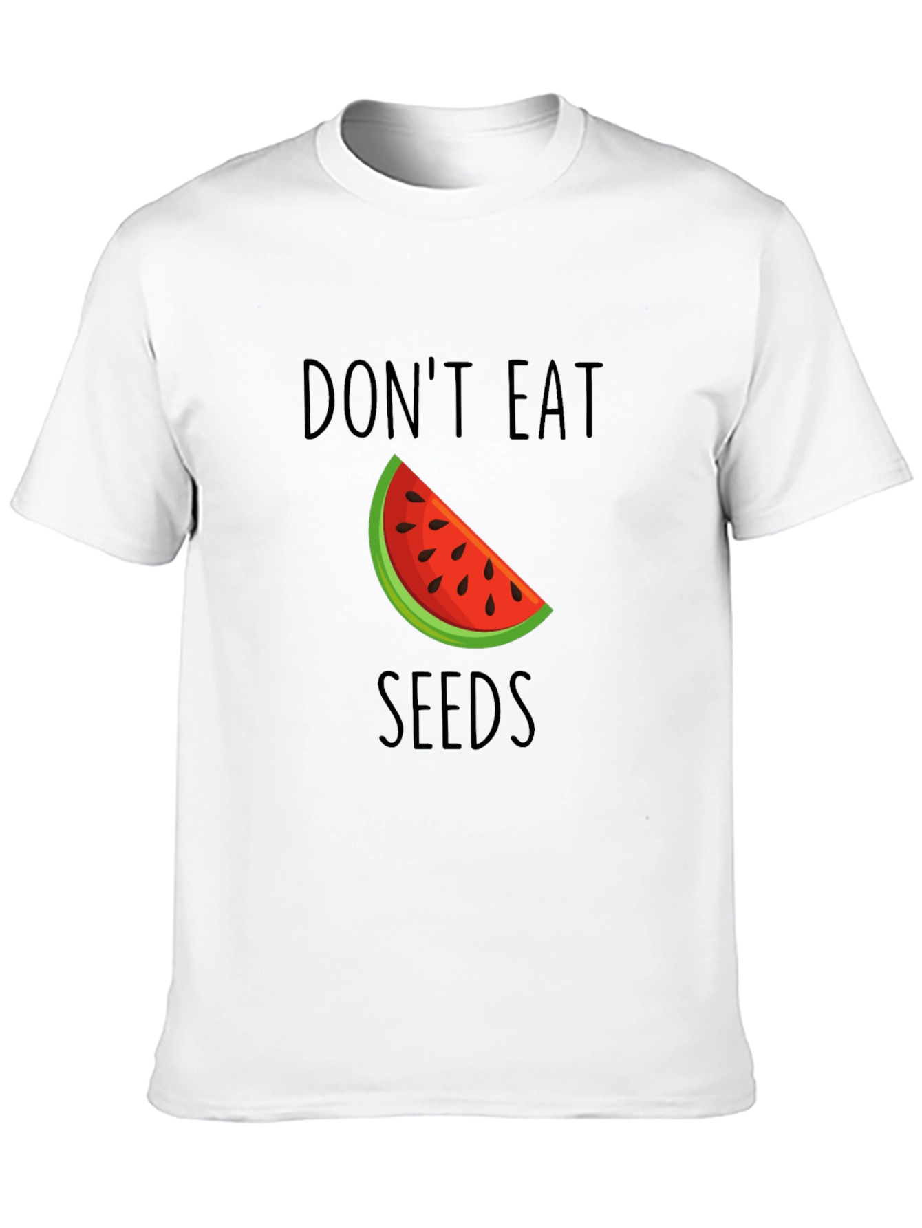 Dont Eat Seeds T-Shirt - Novelty Watermelon Graphic Tee