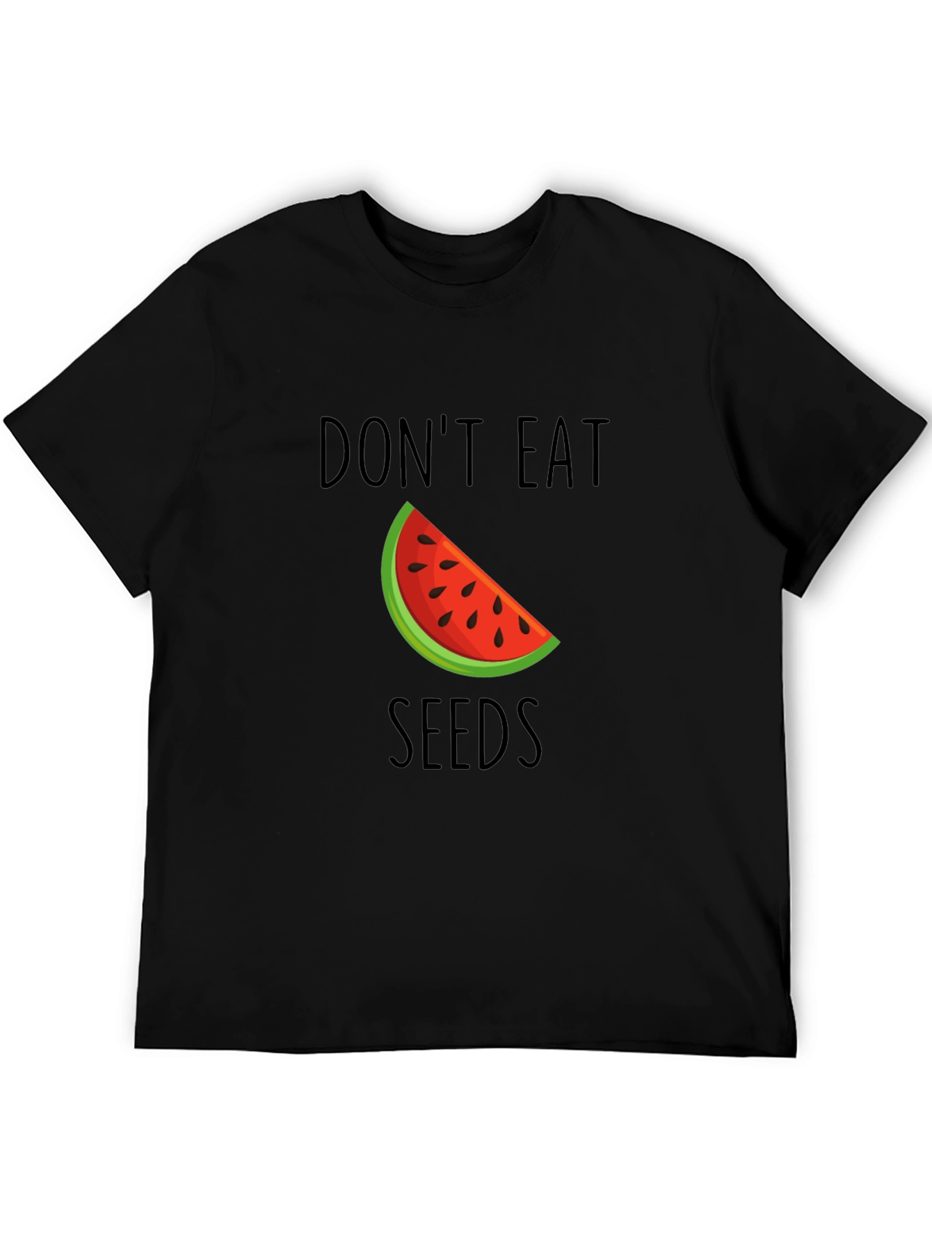 Dont Eat Seeds T-Shirt - Novelty Watermelon Graphic Tee