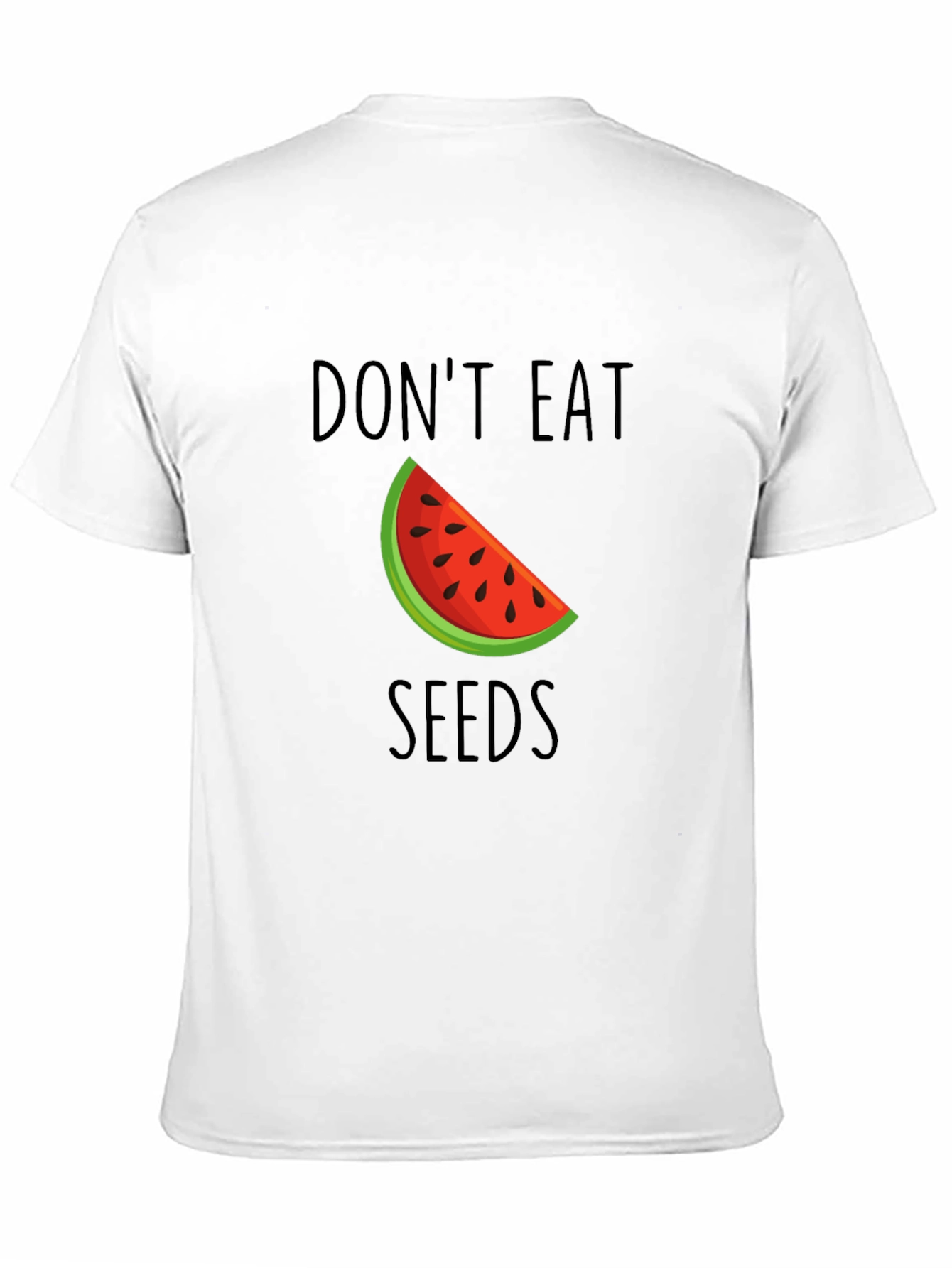 Dont Eat Seeds T-Shirt - Novelty Watermelon Graphic Tee