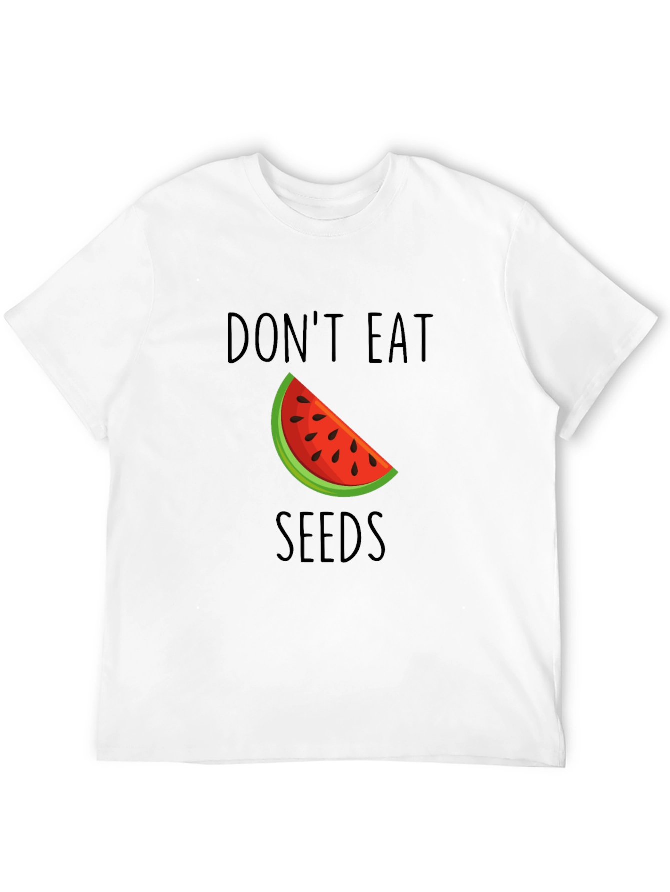 Dont Eat Seeds T-Shirt - Novelty Watermelon Graphic Tee
