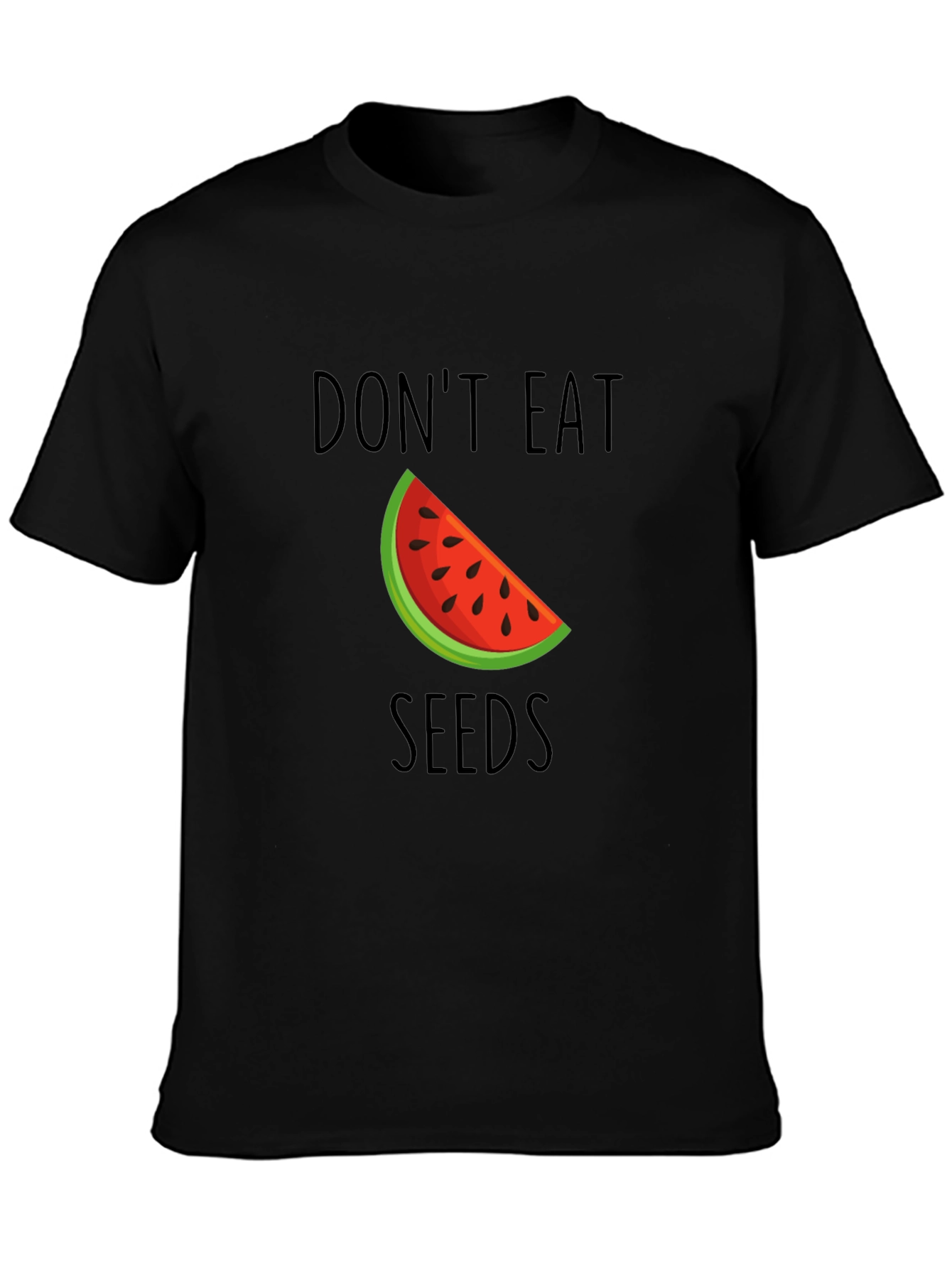 Dont Eat Seeds T-Shirt - Novelty Watermelon Graphic Tee