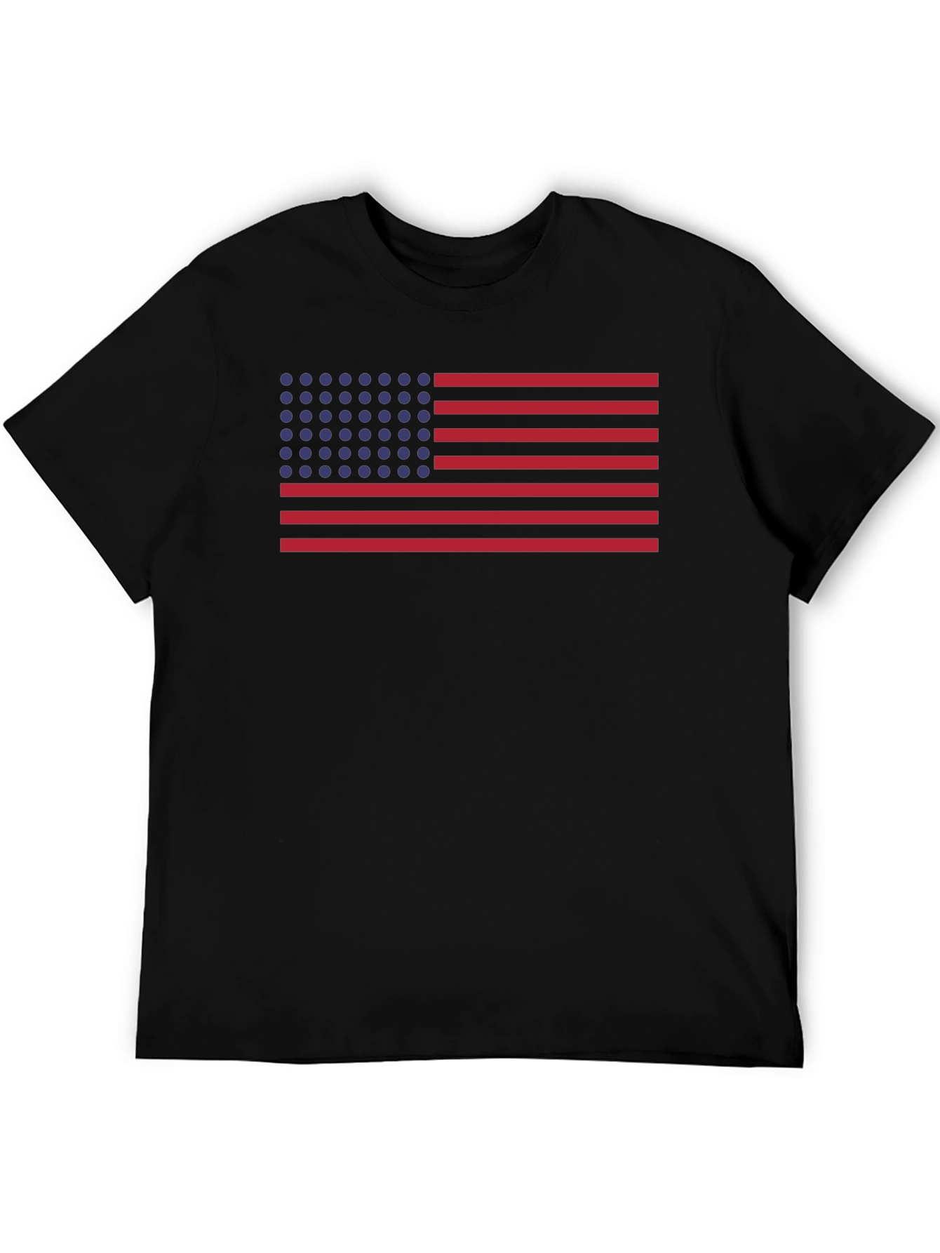 Retro American Flag Graphic T-Shirt