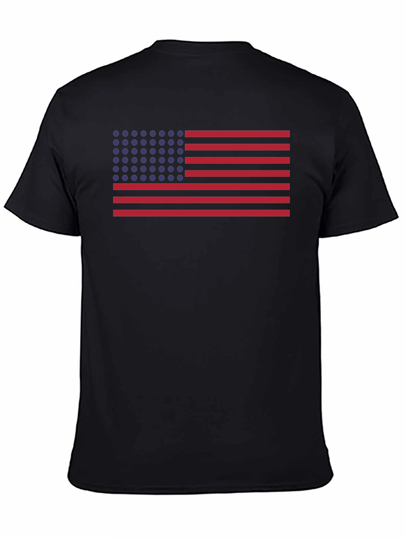 Retro American Flag Graphic T-Shirt