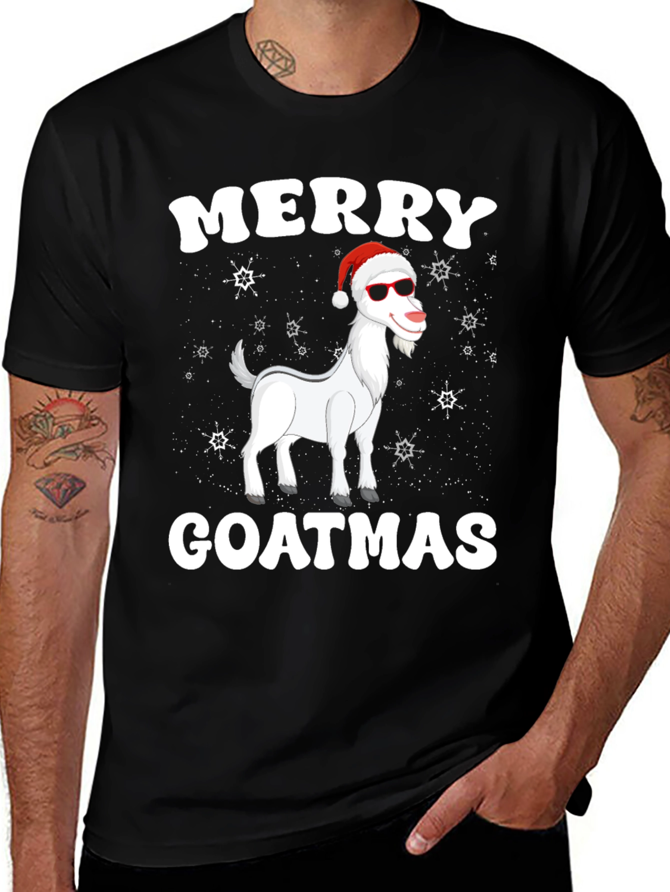 Merry Goatmas Christmas T-Shirt
