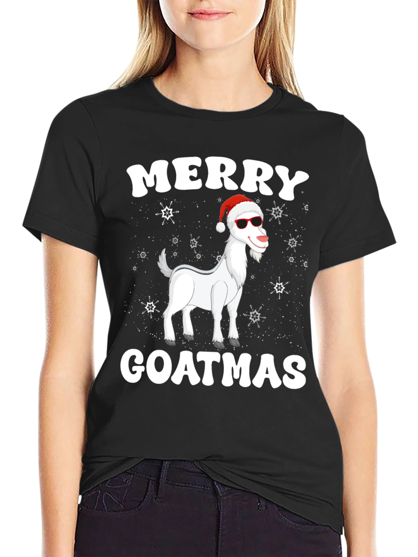 Merry Goatmas Christmas T-Shirt
