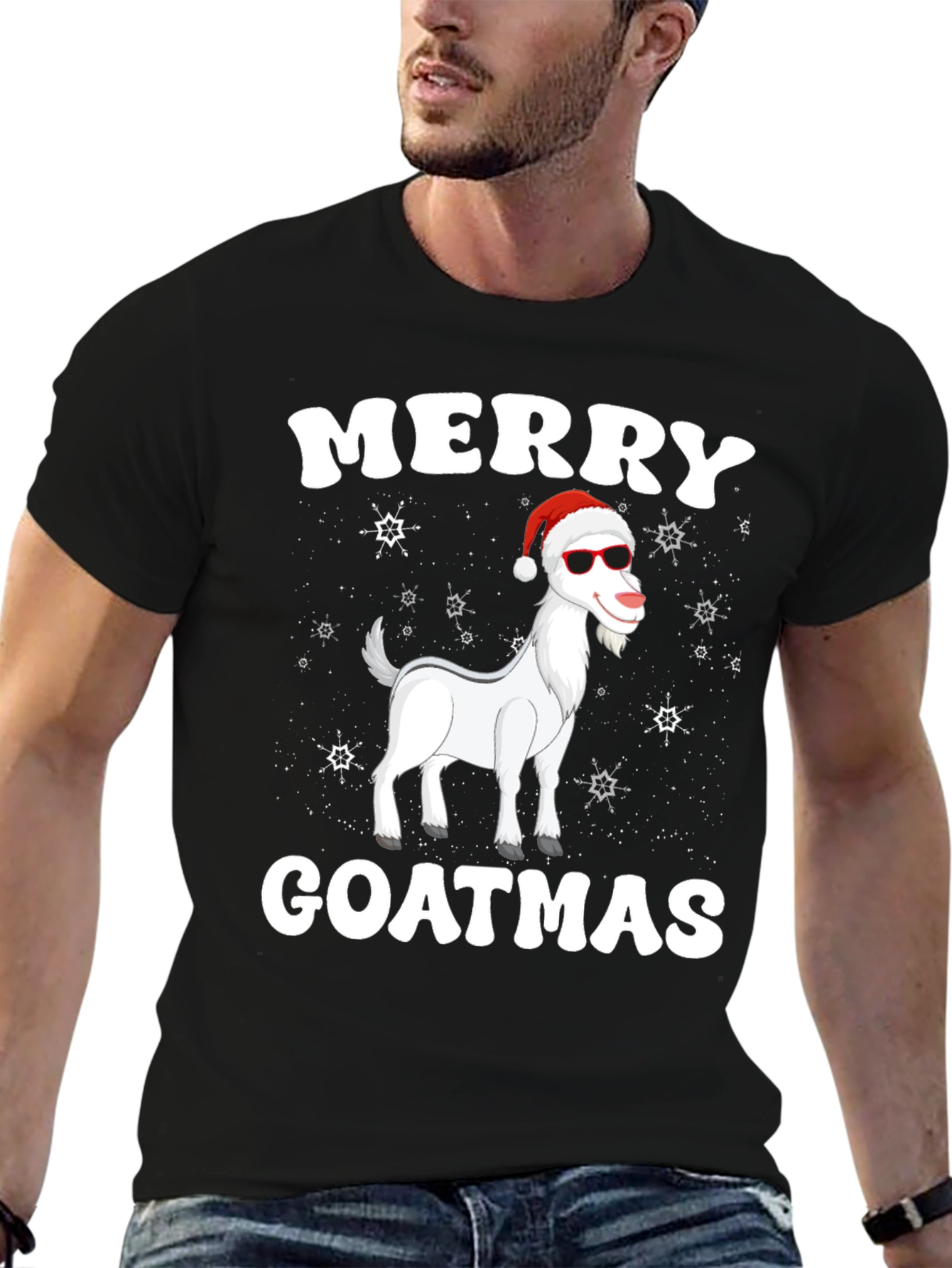 Merry Goatmas Christmas T-Shirt