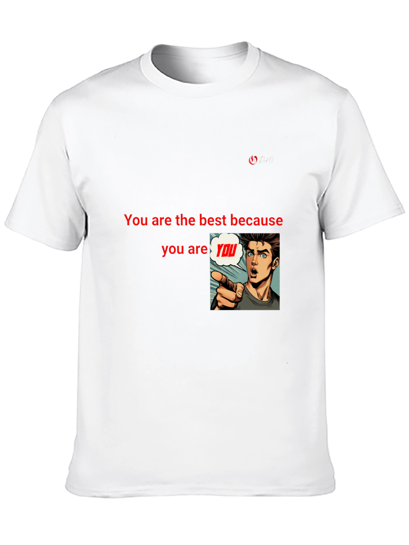 Unique Black T-Shirt: Be Yourself Design