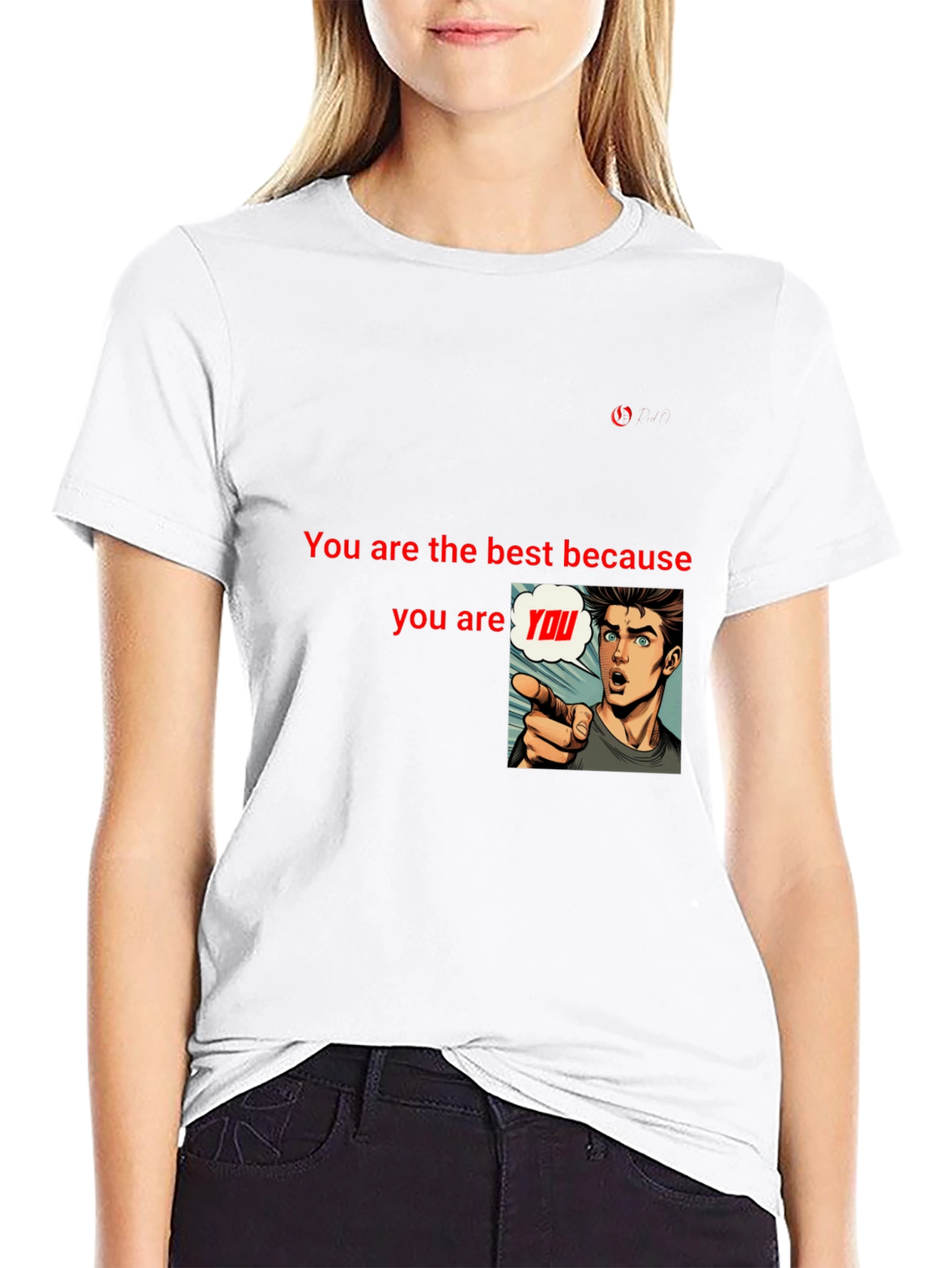 Unique Black T-Shirt: Be Yourself Design
