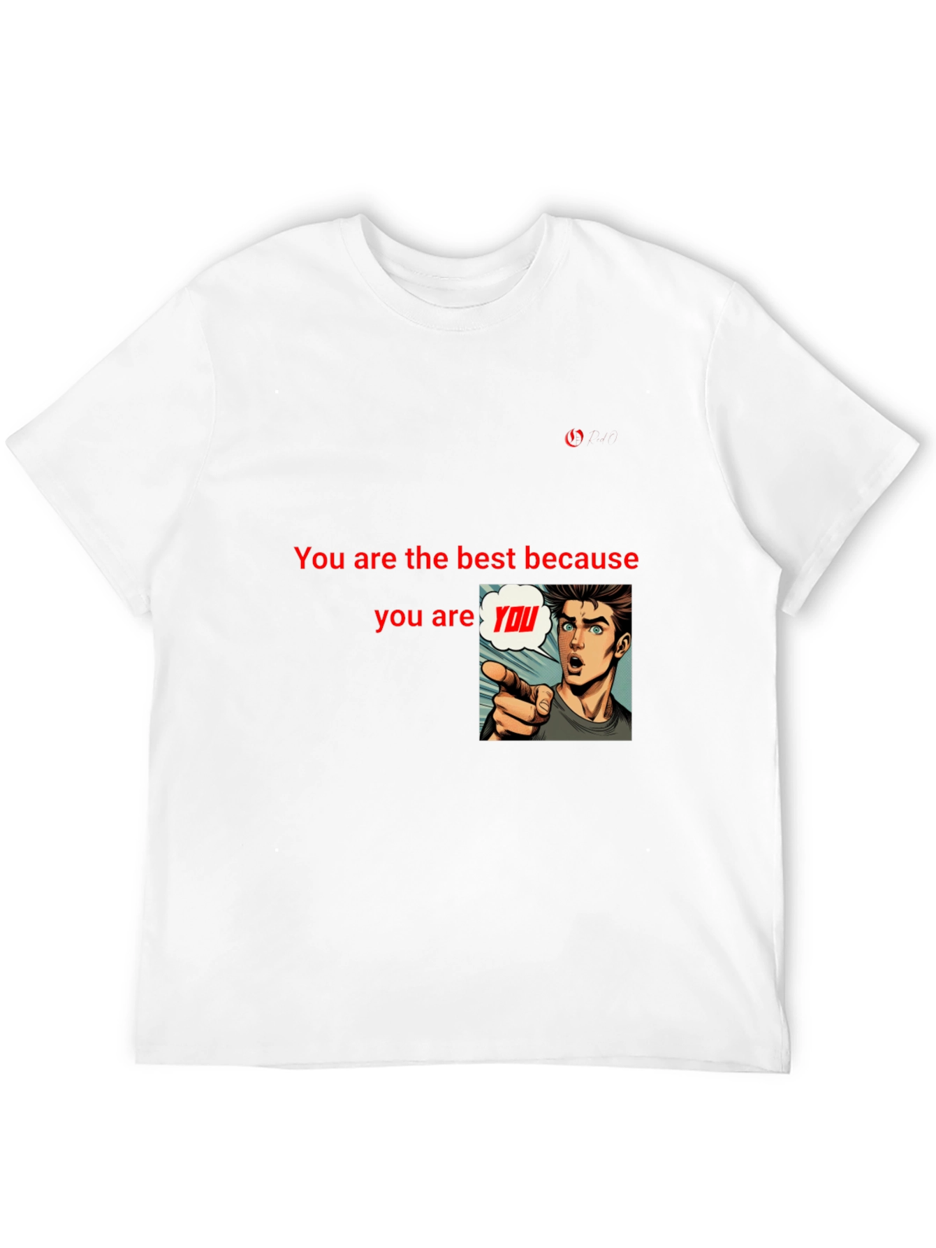 Unique Black T-Shirt: Be Yourself Design
