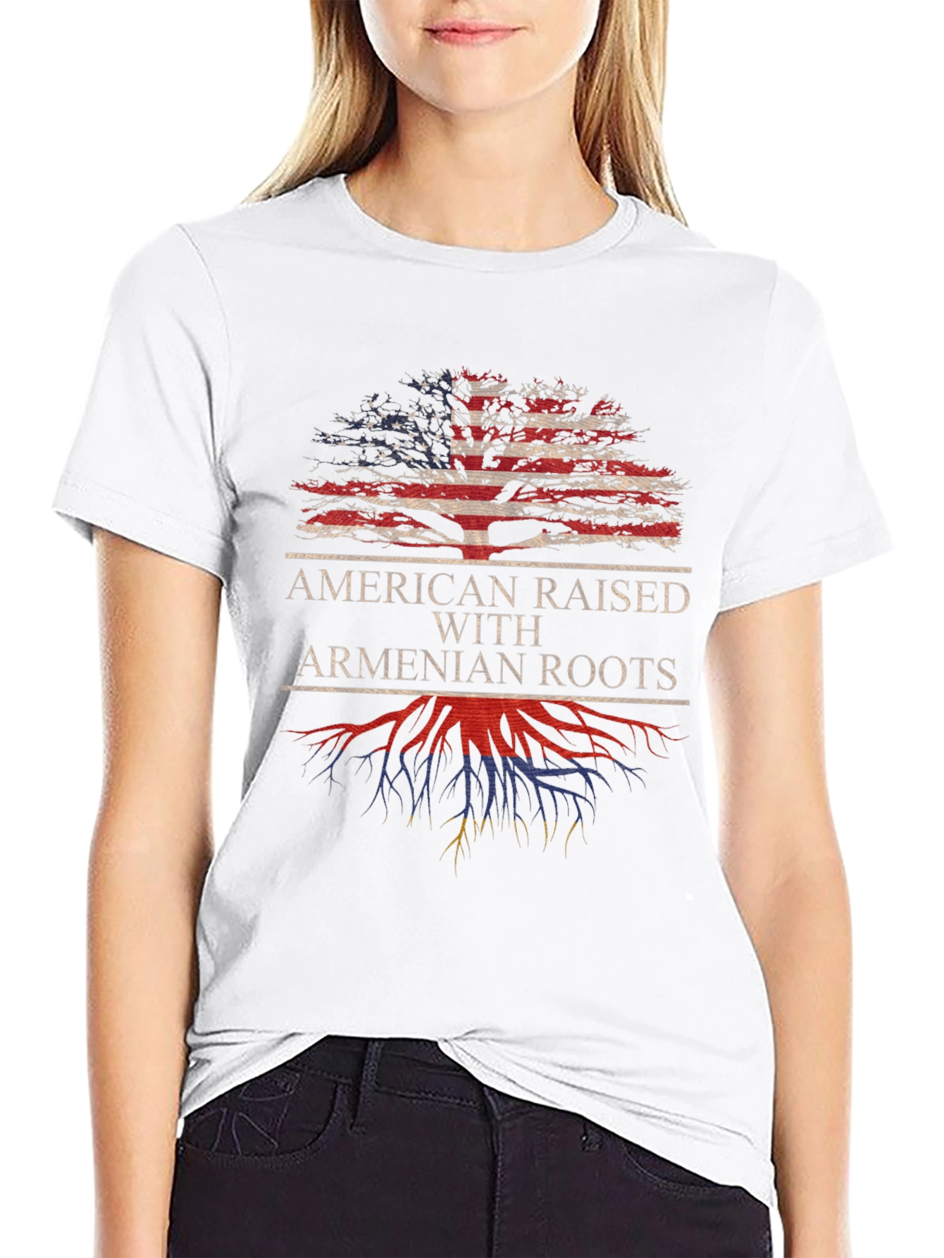American Raised with Armenian Roots T-Shirt