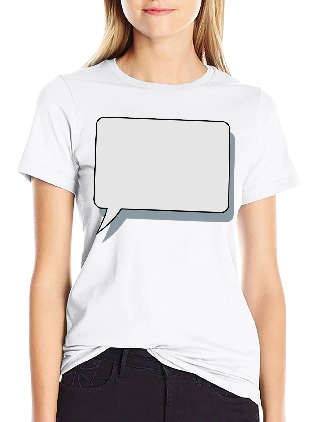 Blank Speech Bubble Graphic Tee