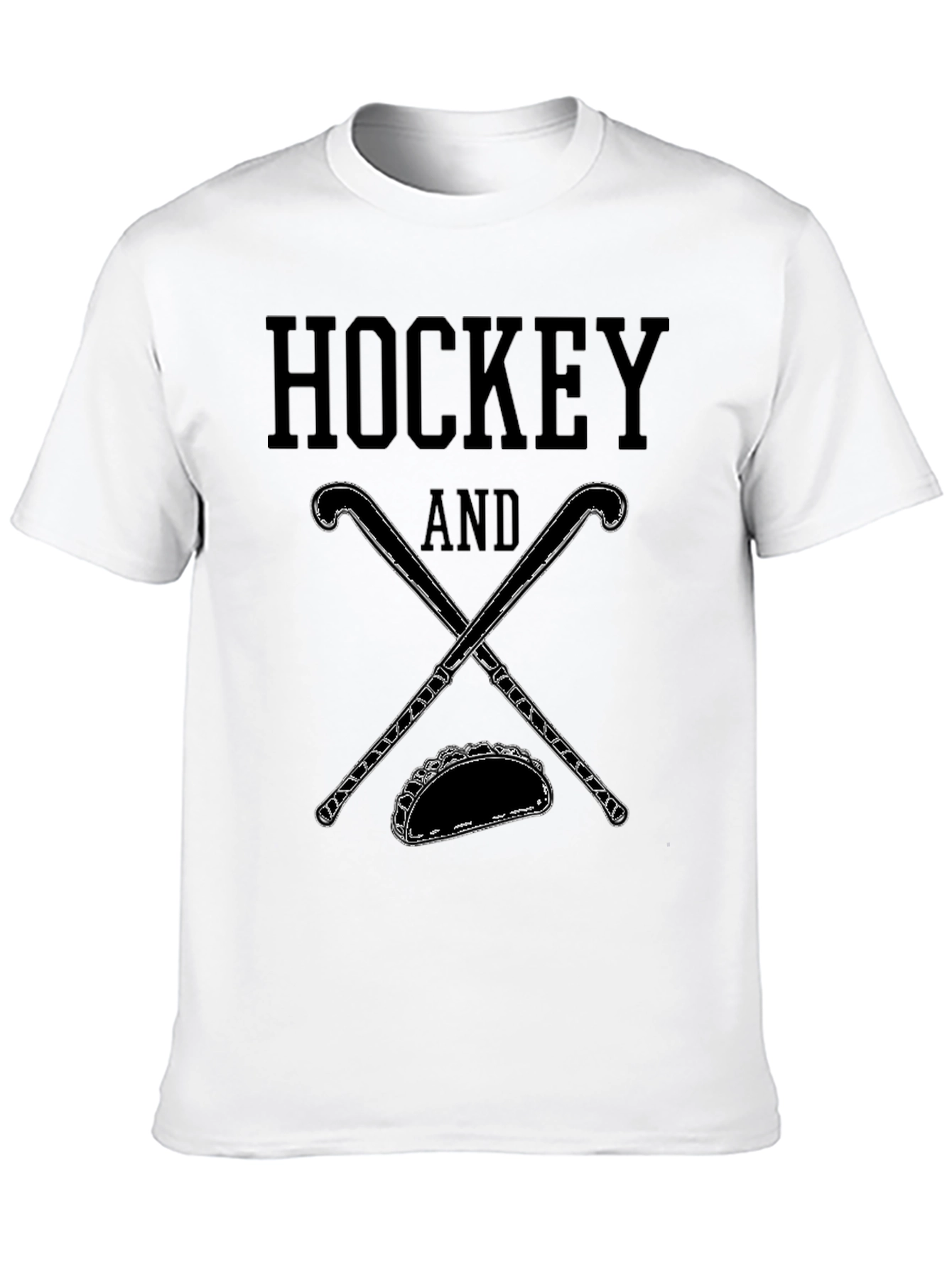 Hockey and Tacos T-Shirt - Novelty Tee