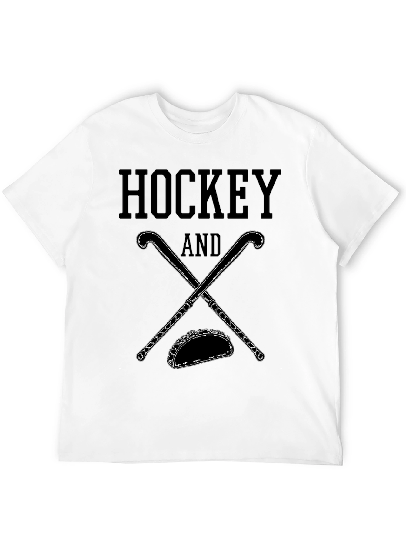 Hockey and Tacos T-Shirt - Novelty Tee