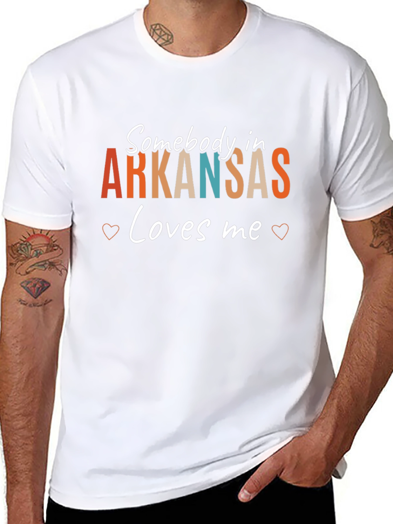 Somebody in Arkansas Loves Me T-Shirt