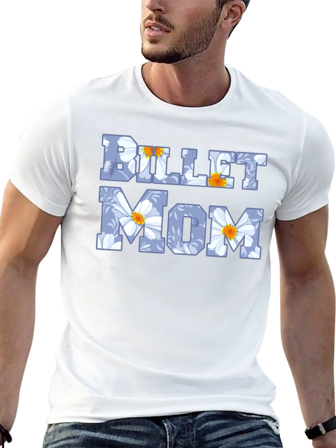 Billet Mom Floral Graphic Tee