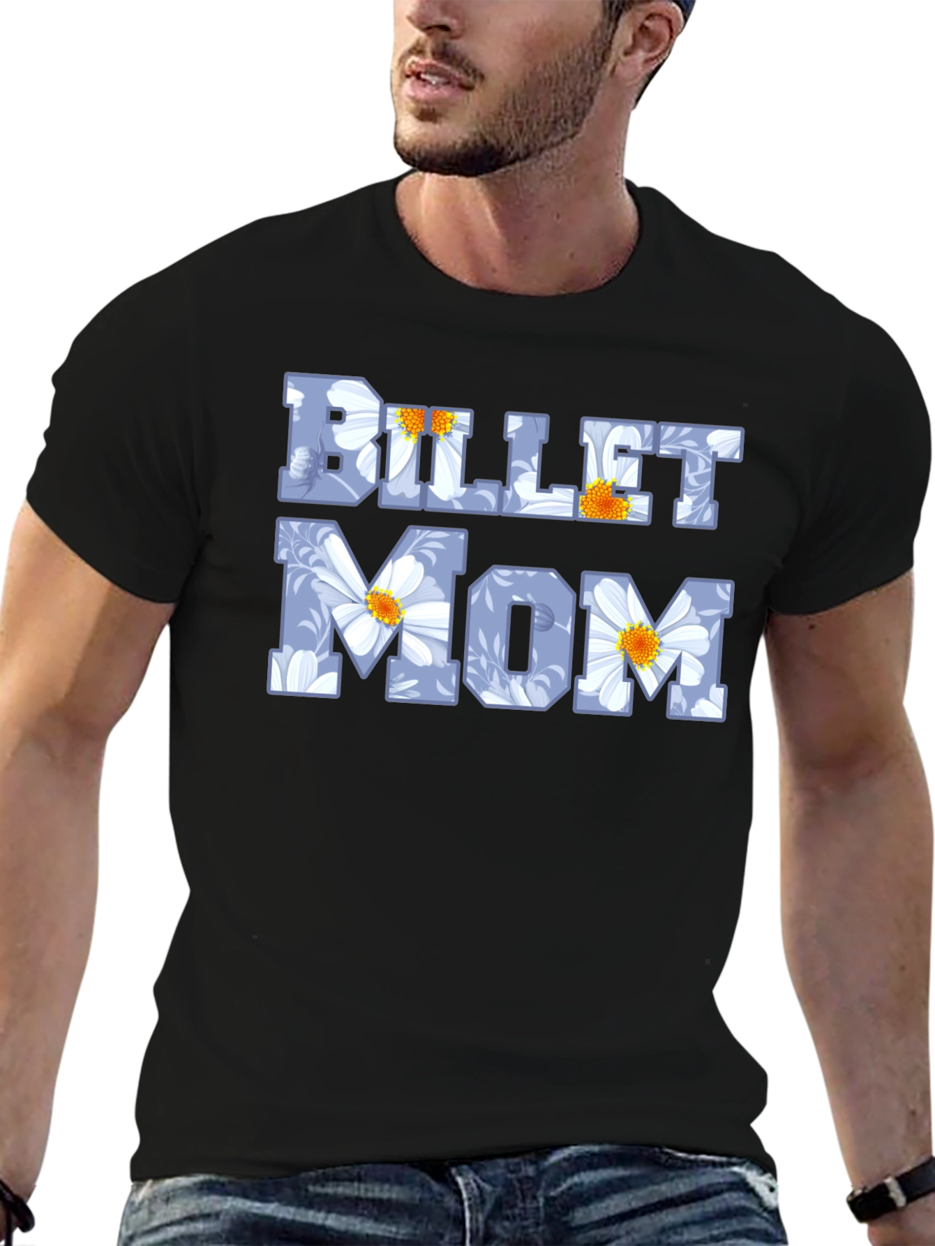 Billet Mom Floral Graphic Tee