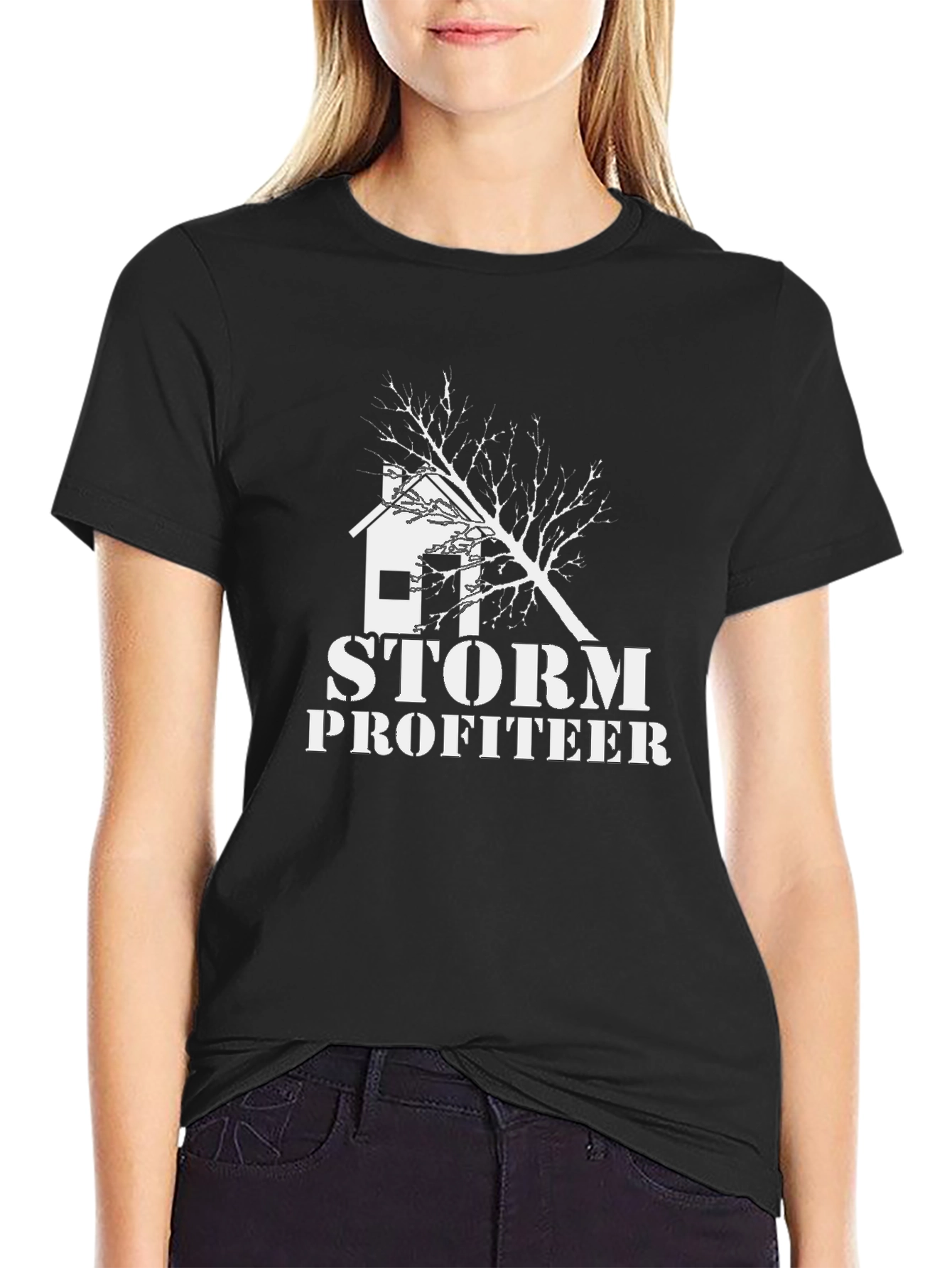 Storm Profiteer Graphic Tee - Unisex Black T-Shirt