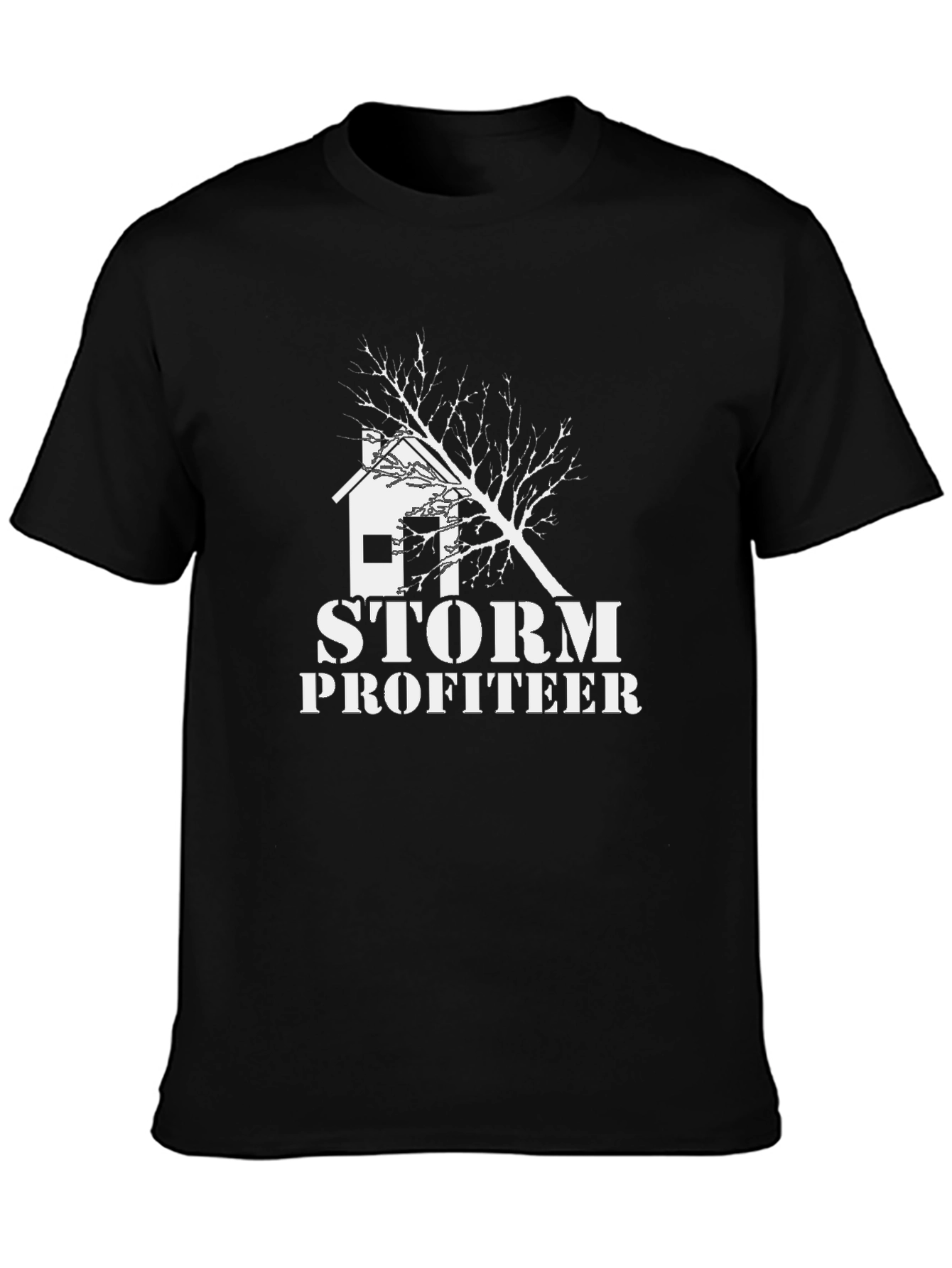 Storm Profiteer Graphic Tee - Unisex Black T-Shirt