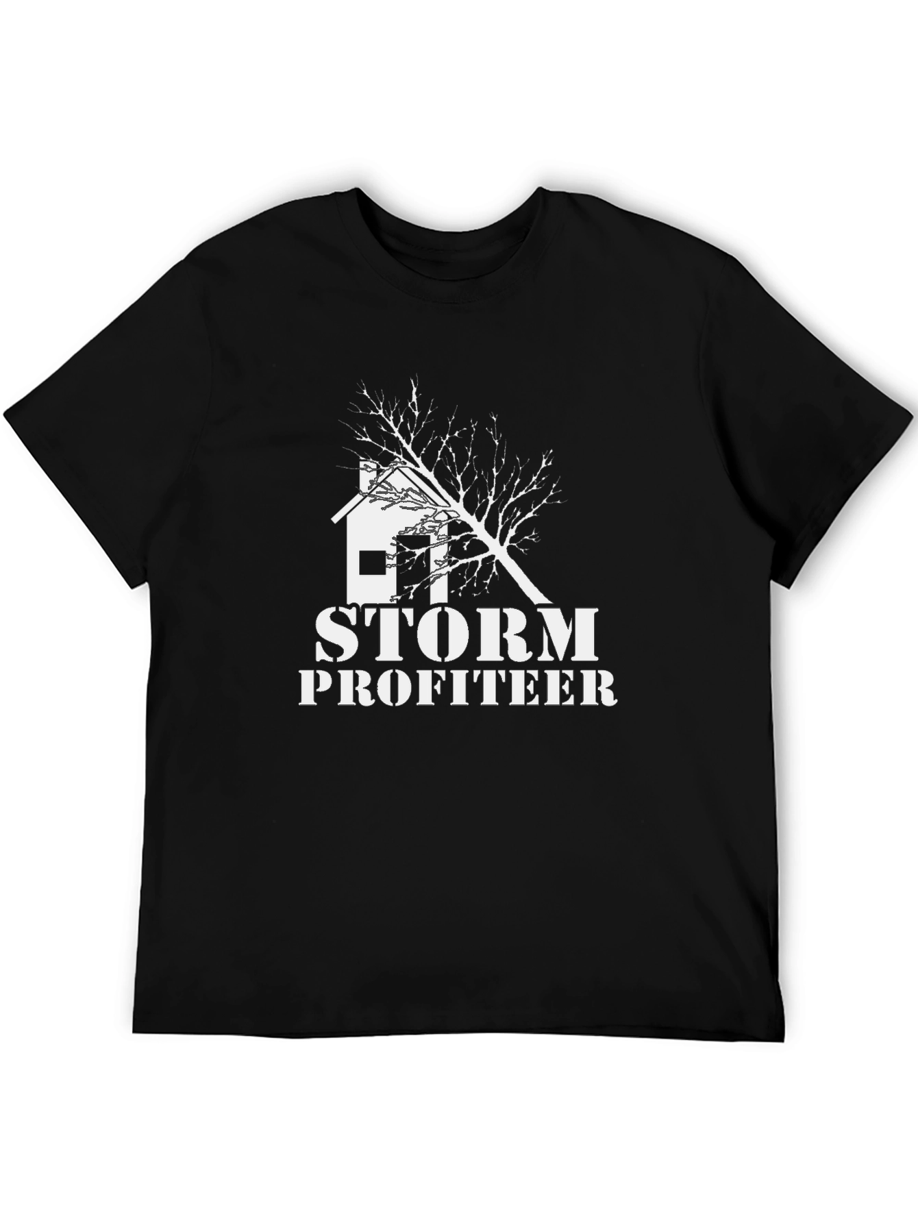 Storm Profiteer Graphic Tee - Unisex Black T-Shirt