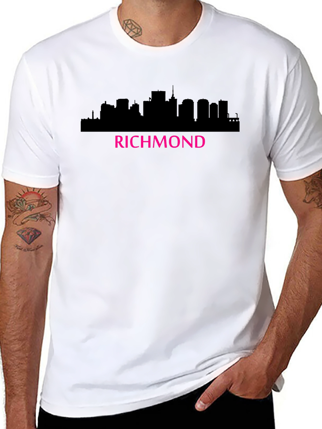 Richmond Skyline Graphic Tee - Stylish City Pride
