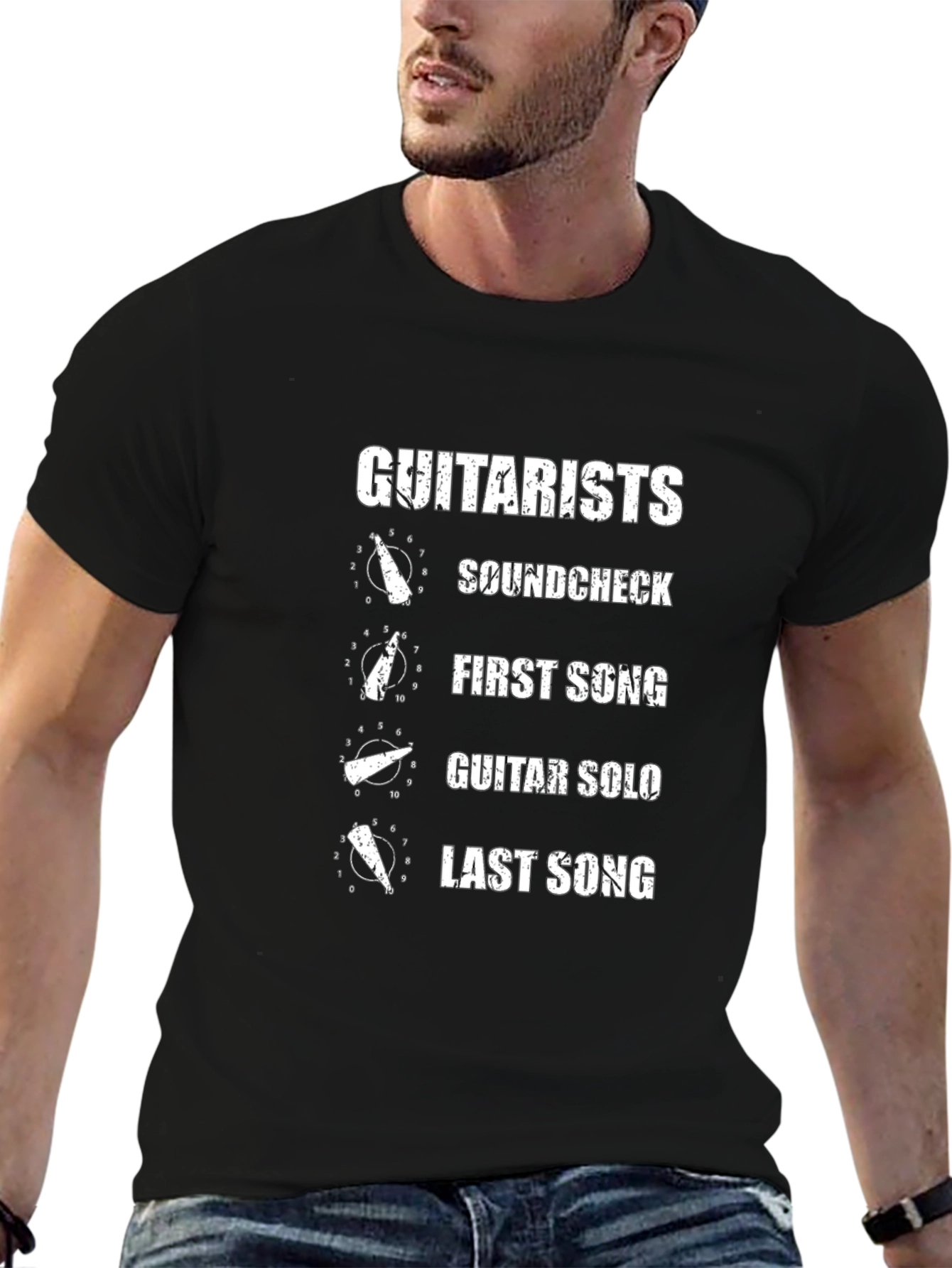 Guitarists Soundcheck T-Shirt - Music Lover Tee