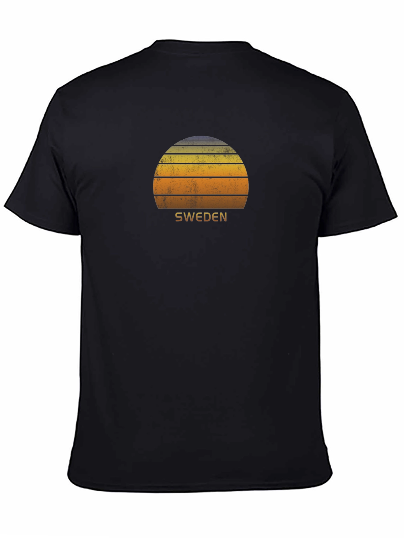 Sweden Sunset Graphic Tee - Retro Style