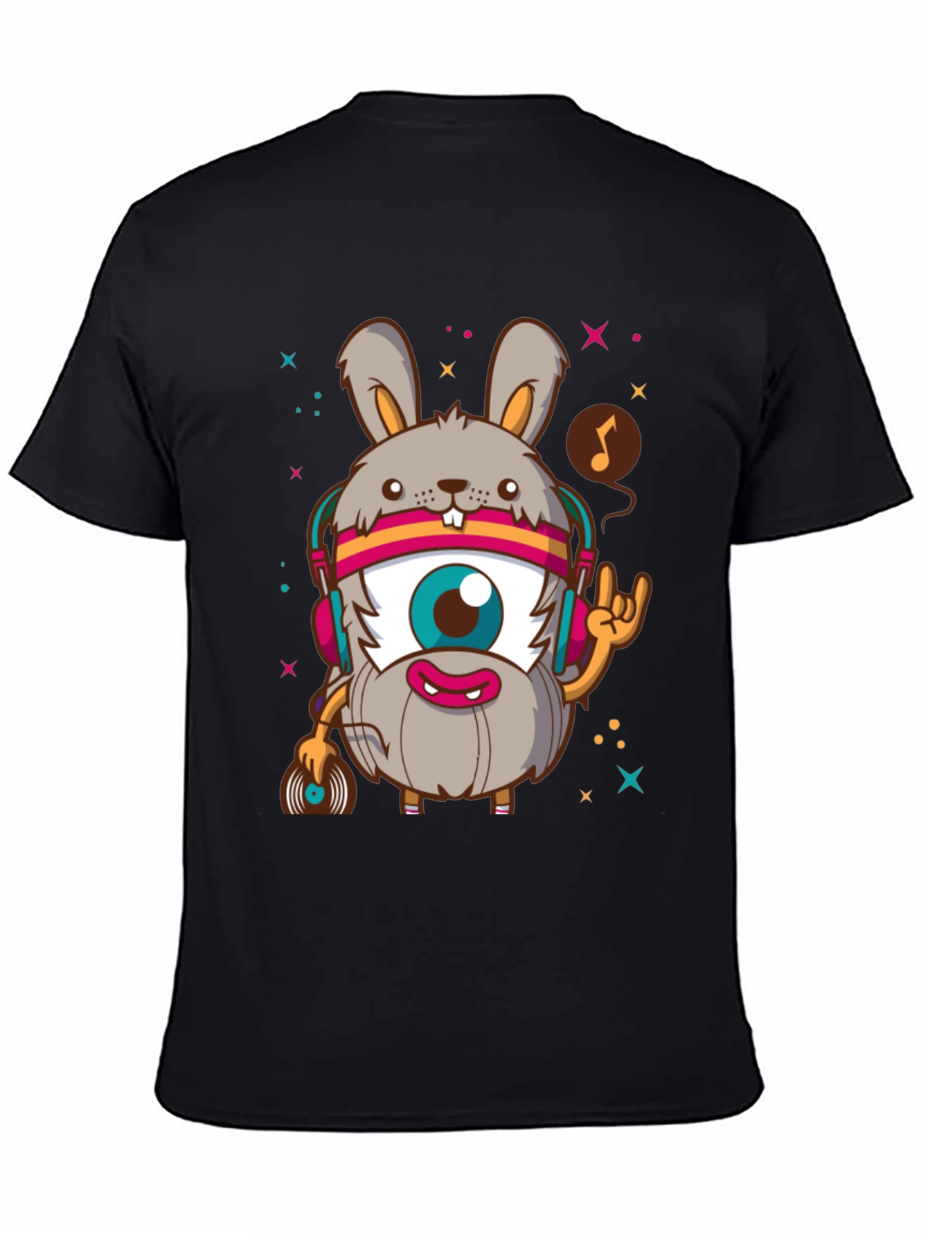 Rabbit DJ Graphic T-Shirt - Unique Design