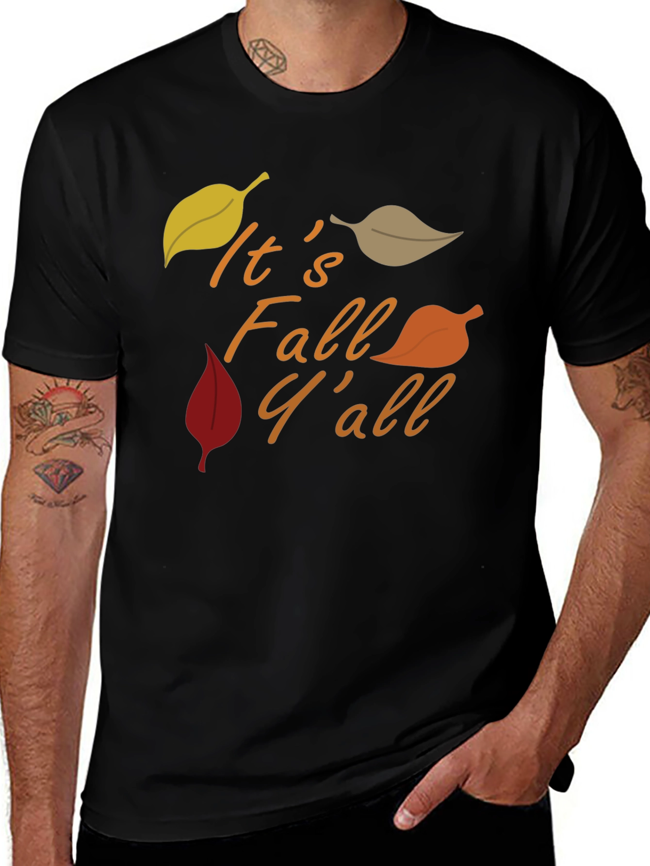 Its Fall Yall T-Shirt - Autumn Design