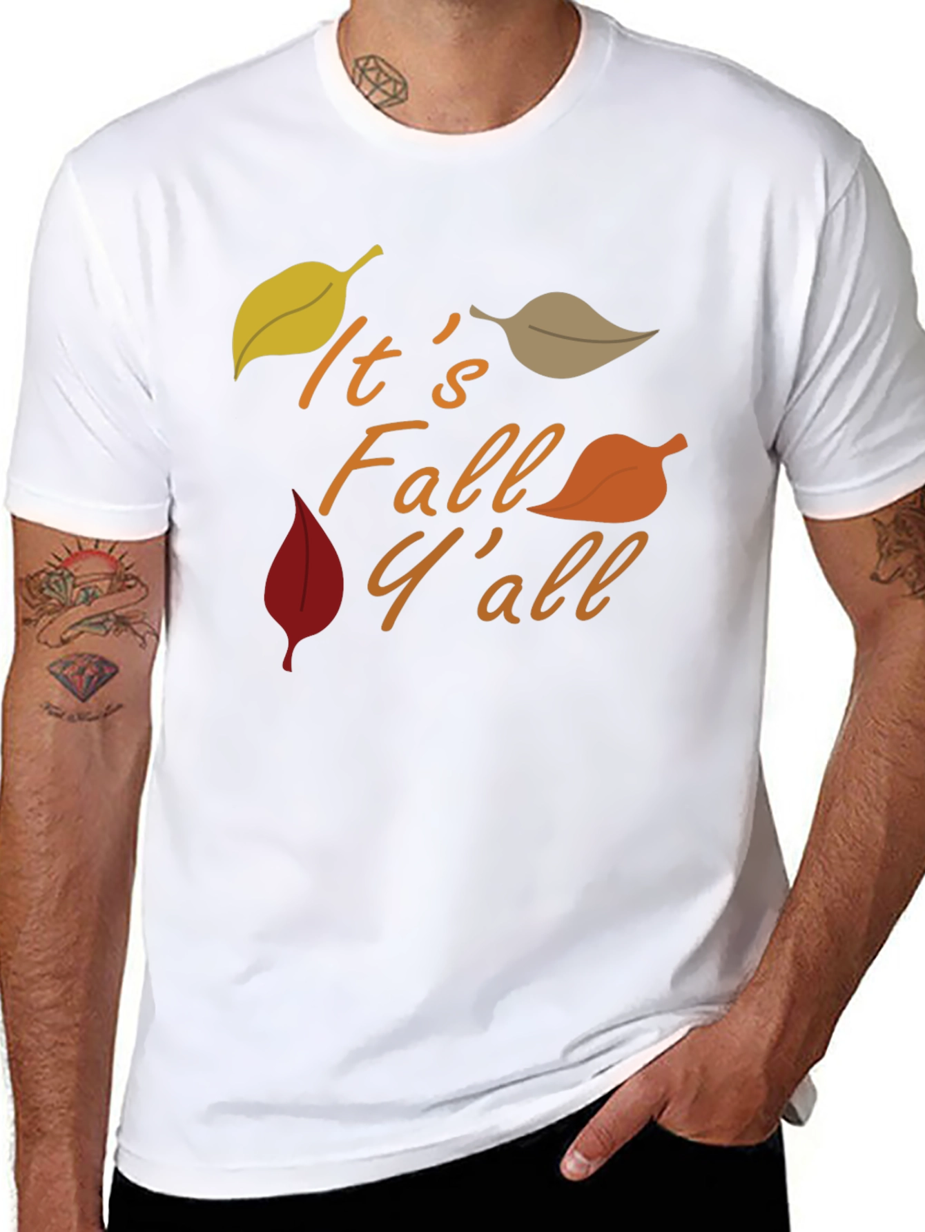 Its Fall Yall T-Shirt - Autumn Design
