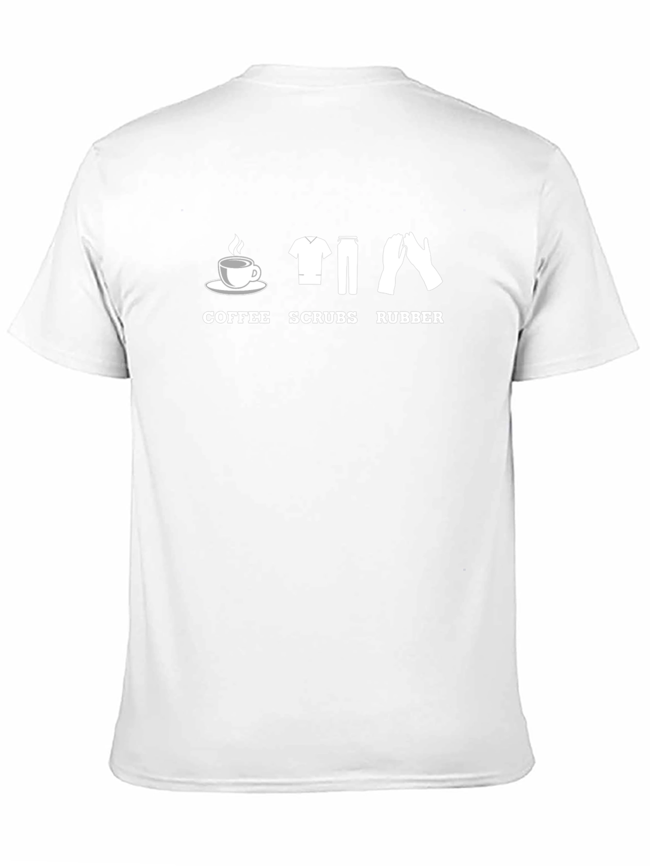Coffee Scrubs Rubber T-Shirt