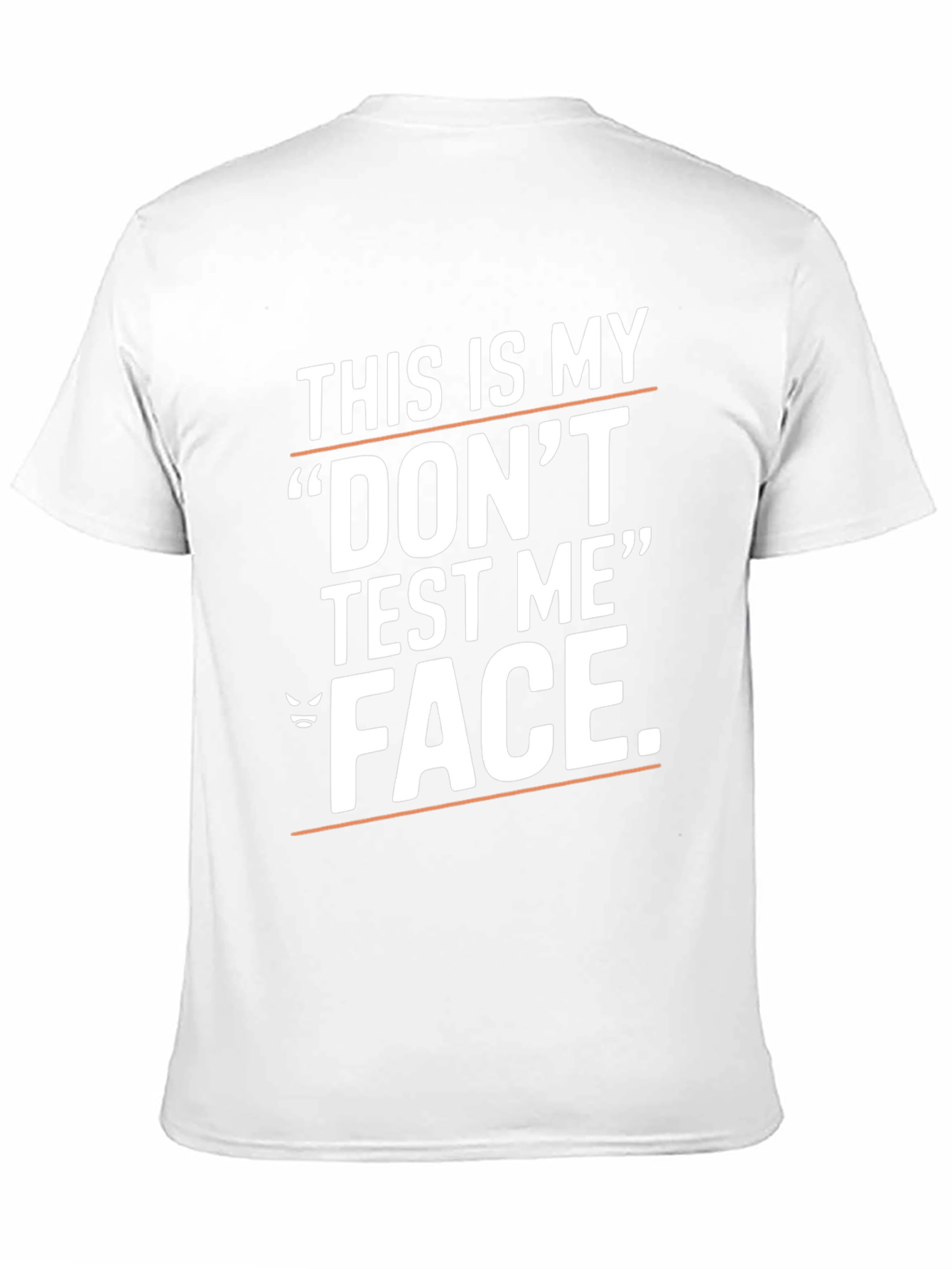Dont Test Me Graphic Tee - Black Cotton T-Shirt