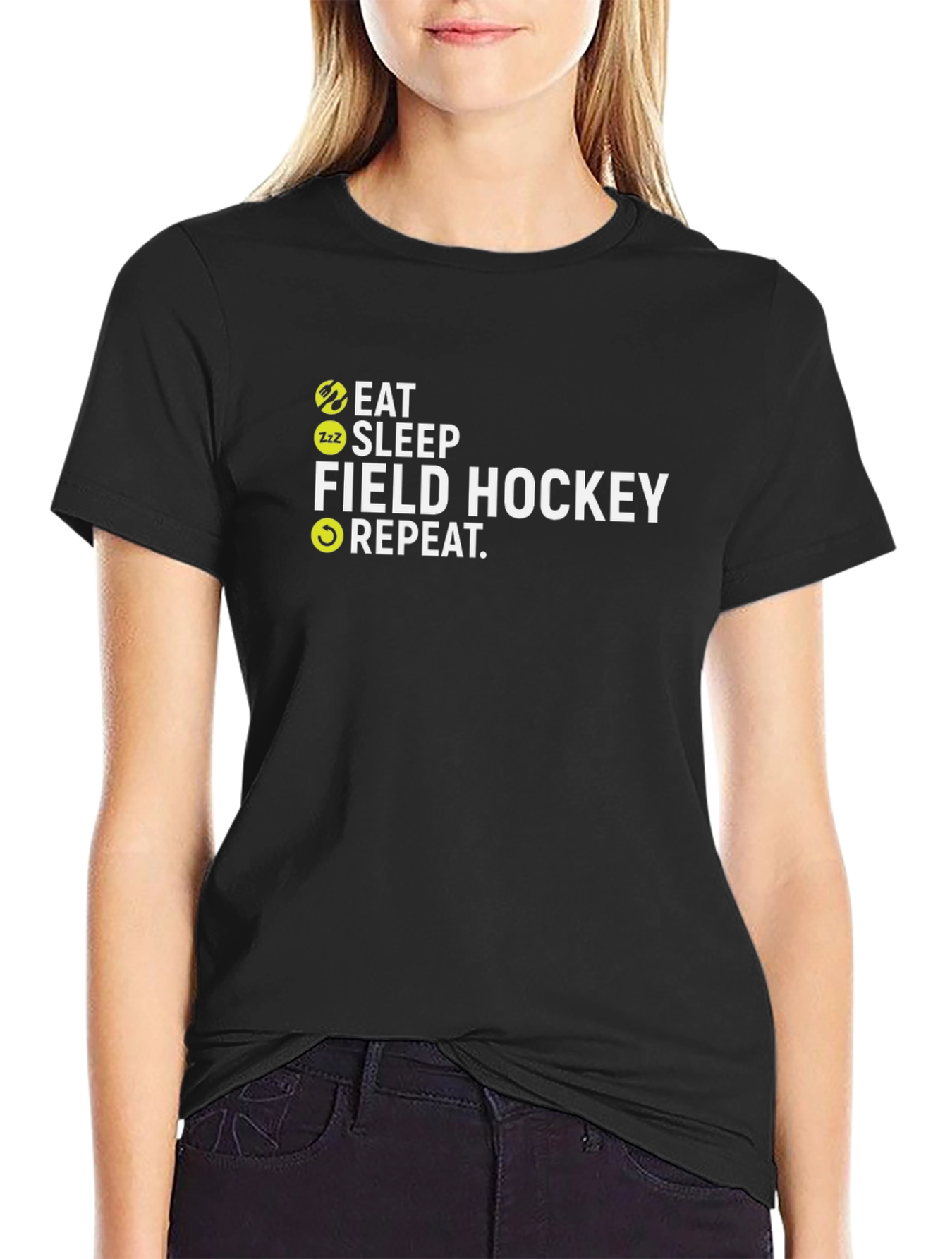 Eat Sleep Field Hockey Repeat T-Shirt