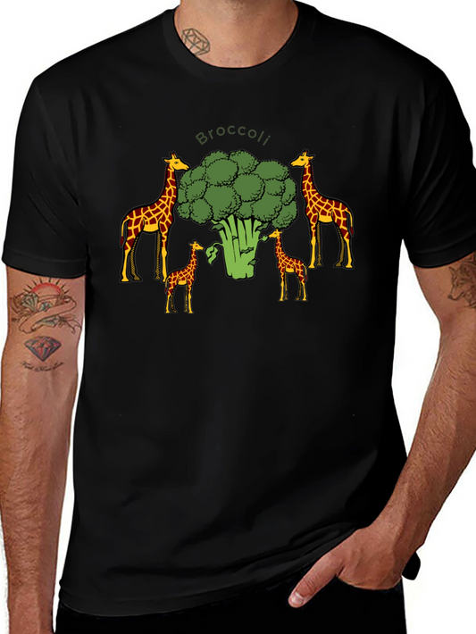 Broccoli Giraffe Graphic Tee