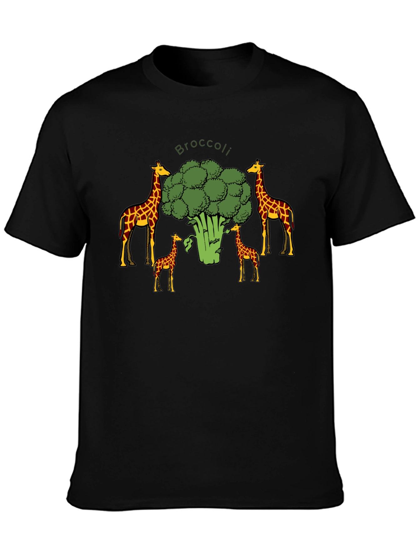 Broccoli Giraffe Graphic Tee