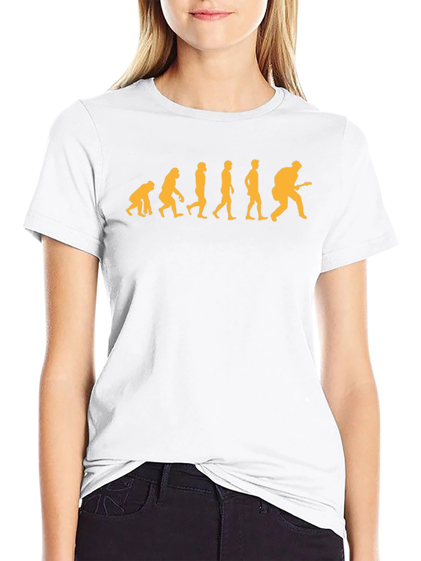 Evolution of Guitarist Graphic T-Shirt