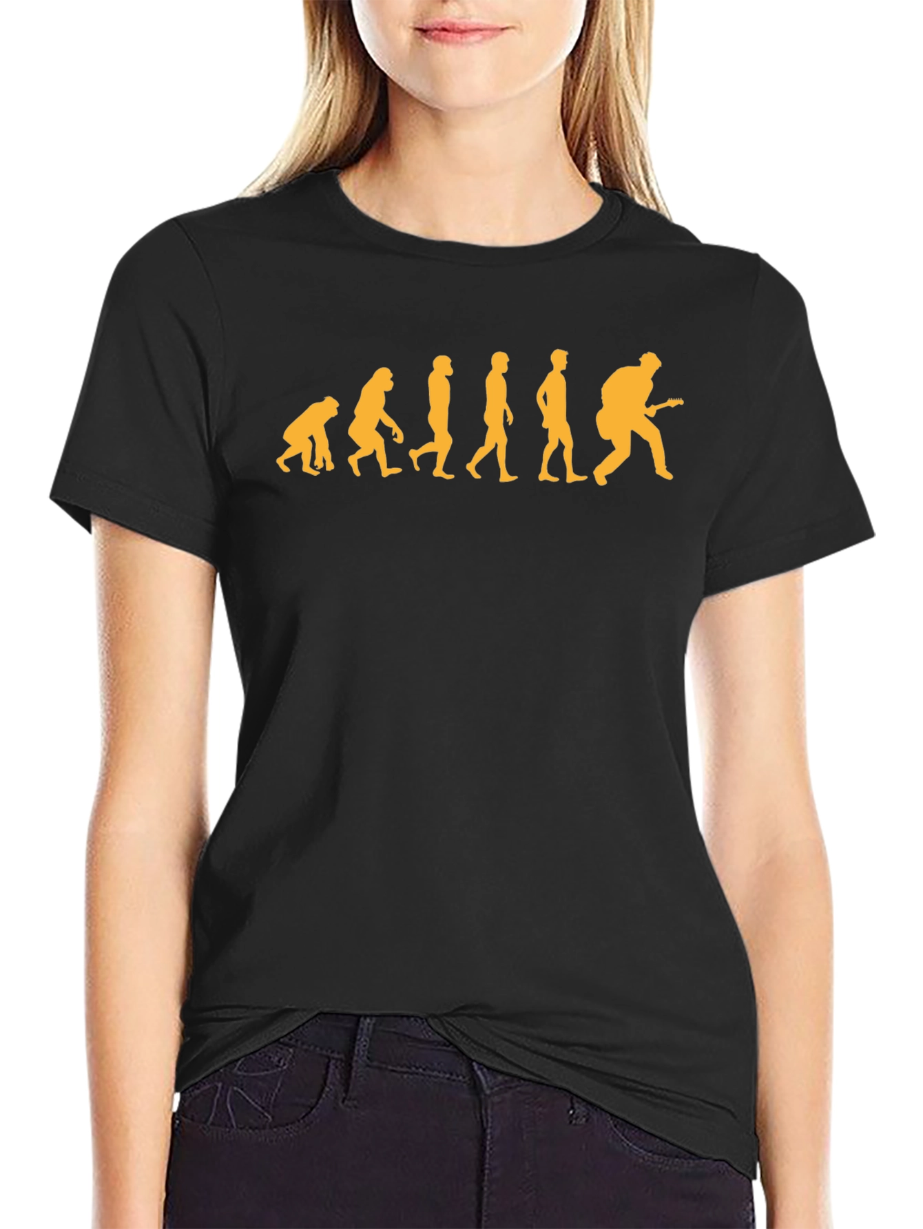 Evolution of Guitarist Graphic T-Shirt
