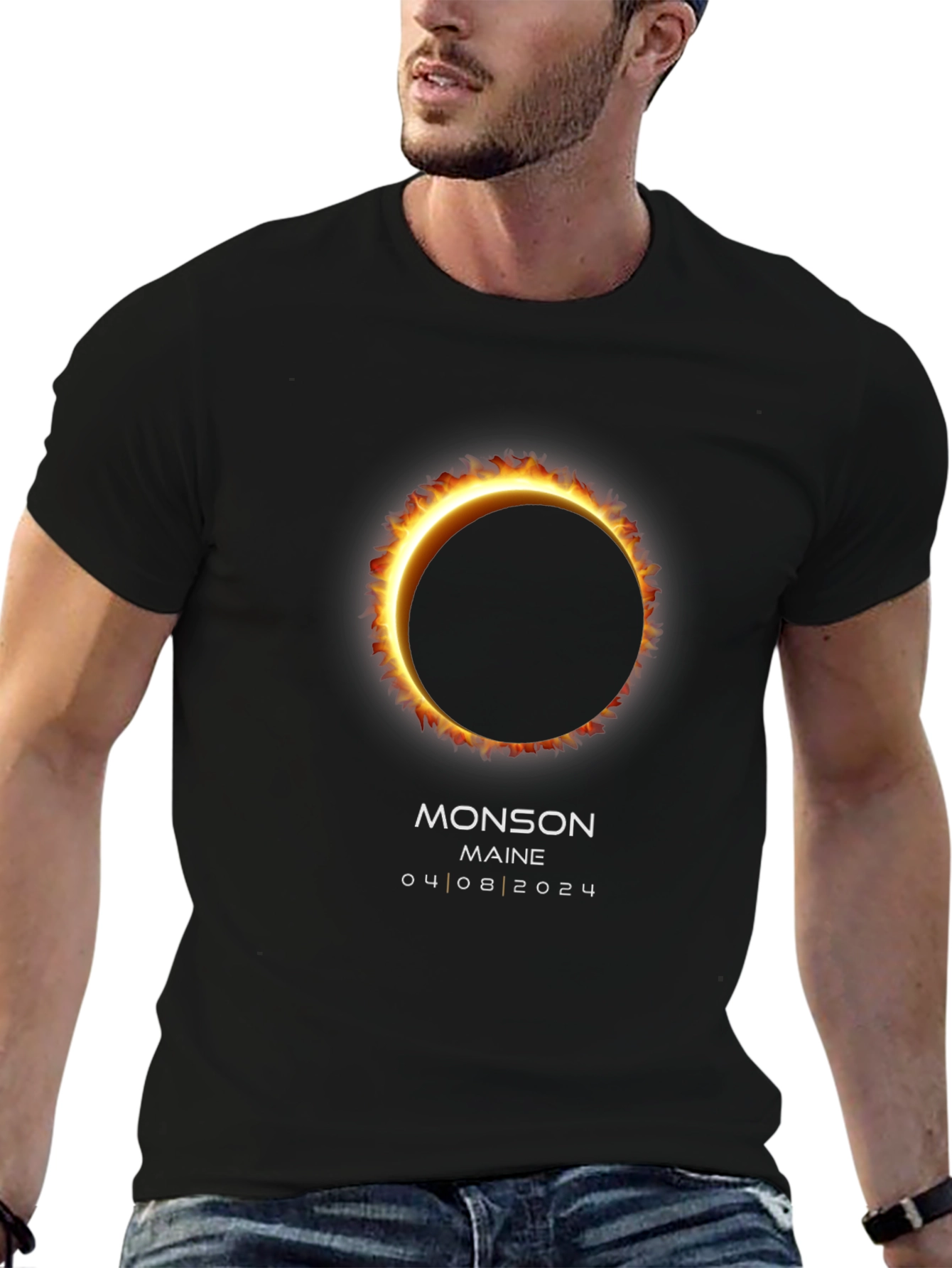 Monson Maine Eclipse 04 08 2024 T-Shirt