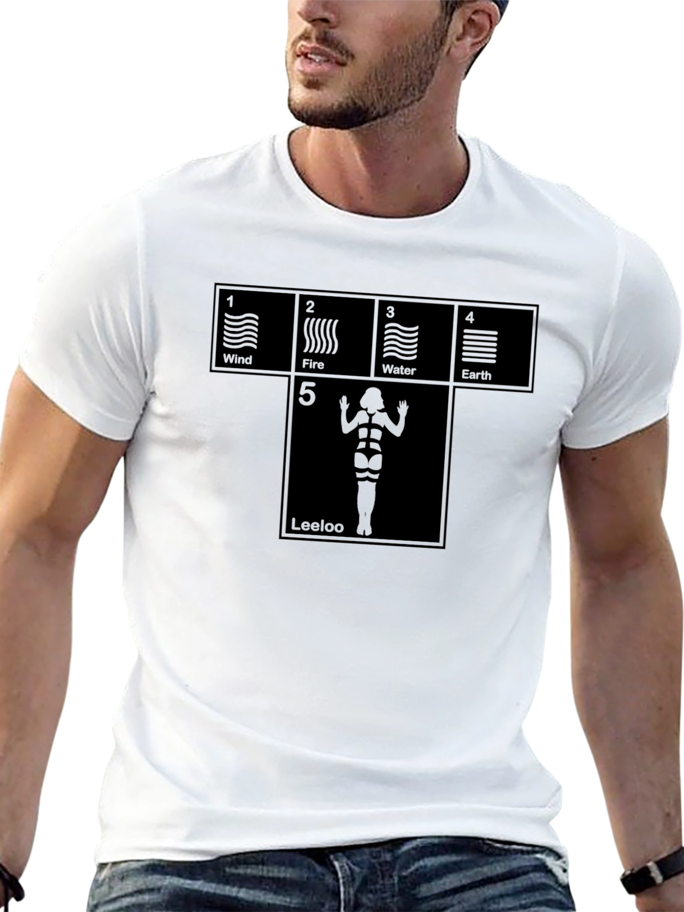 Fifth Element Leeloo Periodic Table T-Shirt
