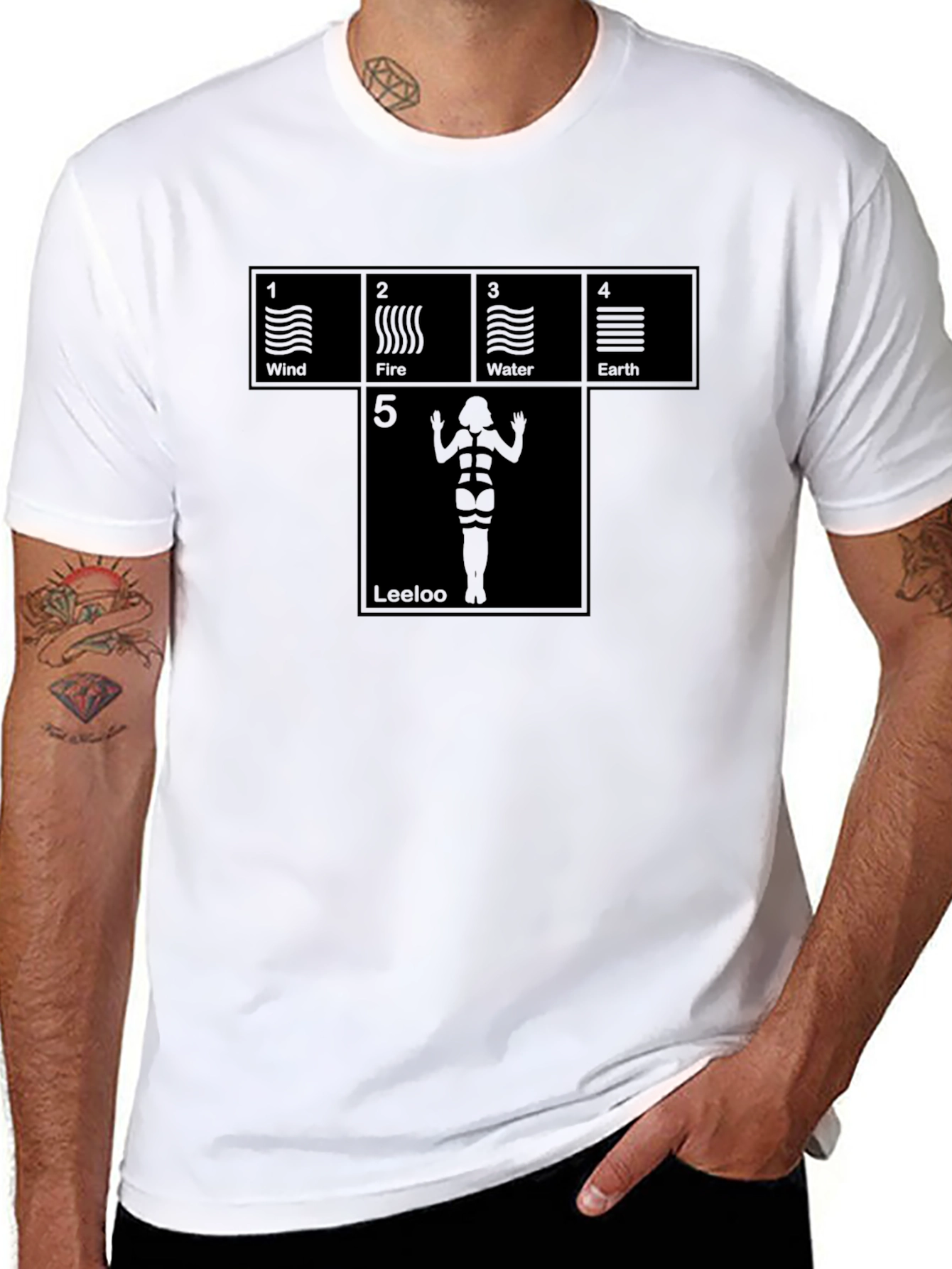 Fifth Element Leeloo Periodic Table T-Shirt