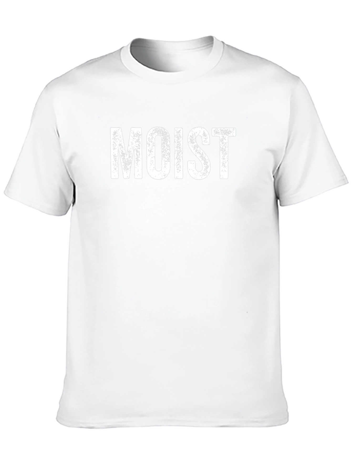 Moist Graphic Print Black T-Shirt