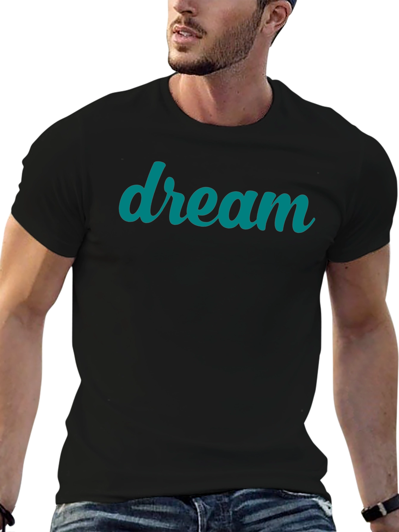 Dream Script Tee - Black