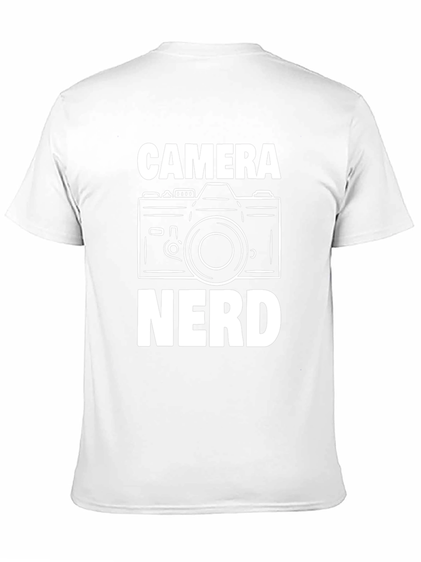 Camera Nerd Graphic T-Shirt - Black Cotton Tee