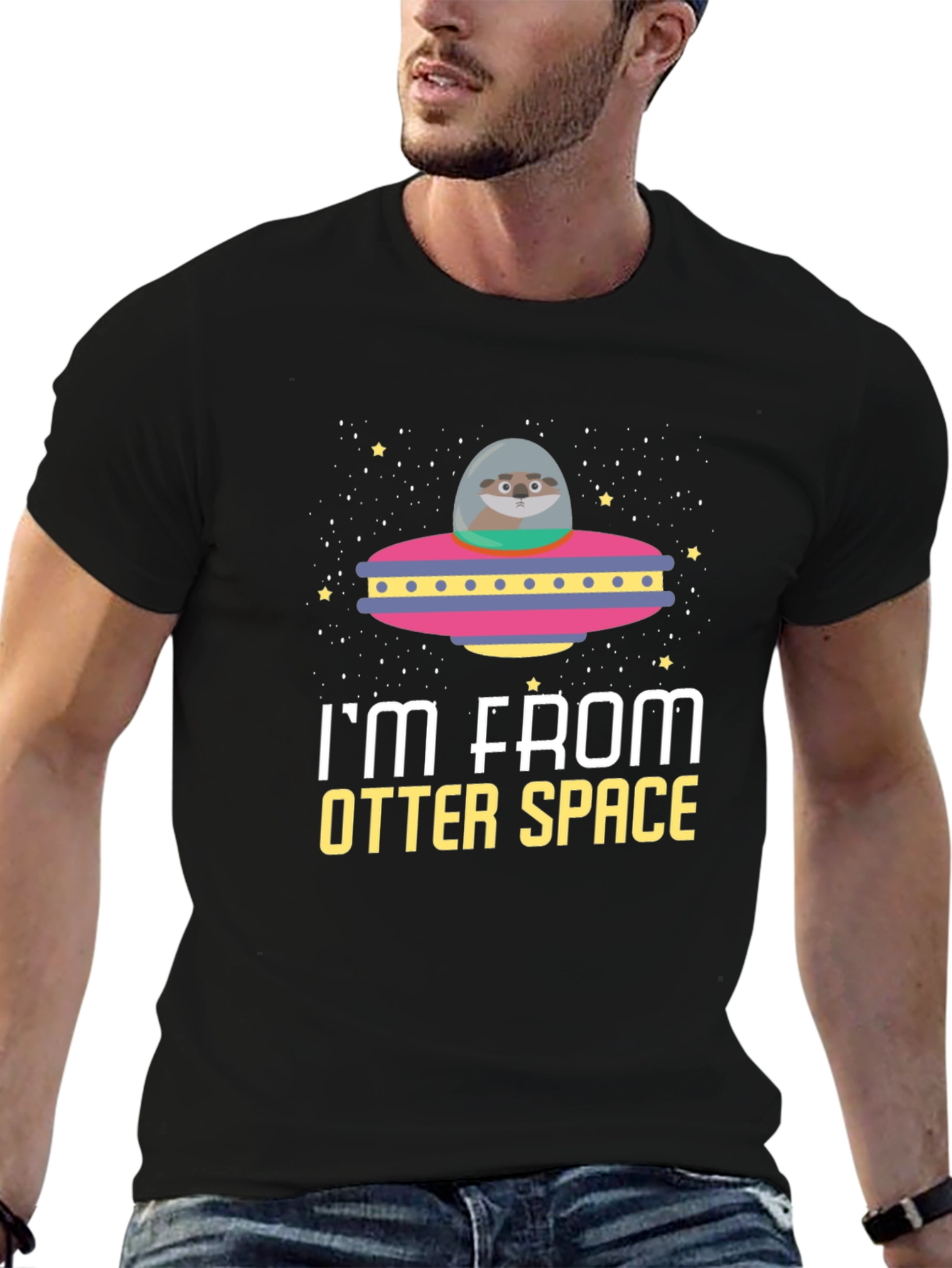Otter Space Graphic T-Shirt