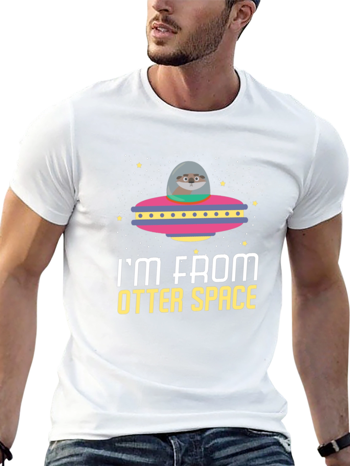 Otter Space Graphic T-Shirt