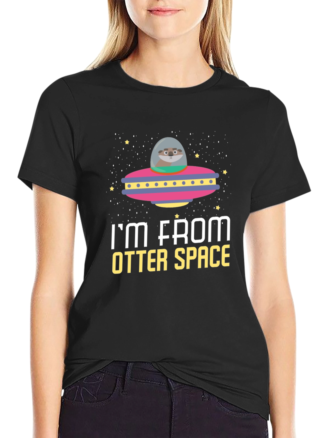 Otter Space Graphic T-Shirt
