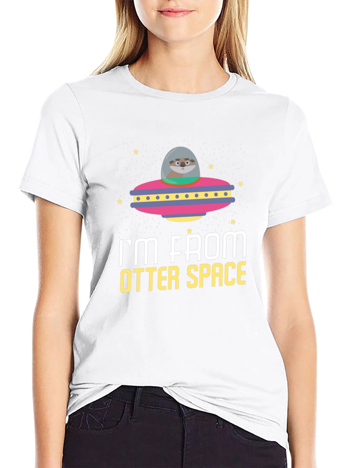 Otter Space Graphic T-Shirt