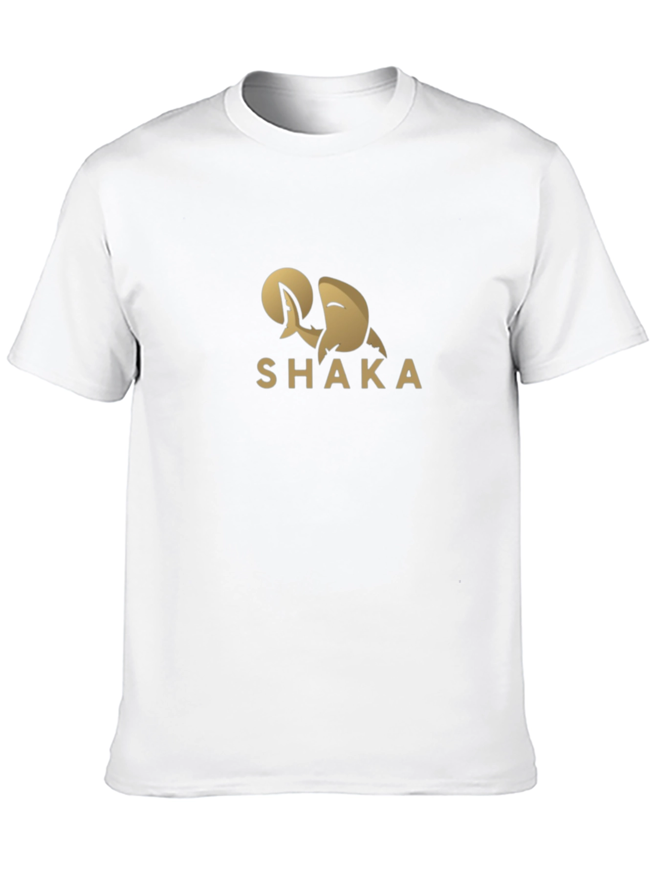 SHAKA Black Graphic Tee: Island Vibes
