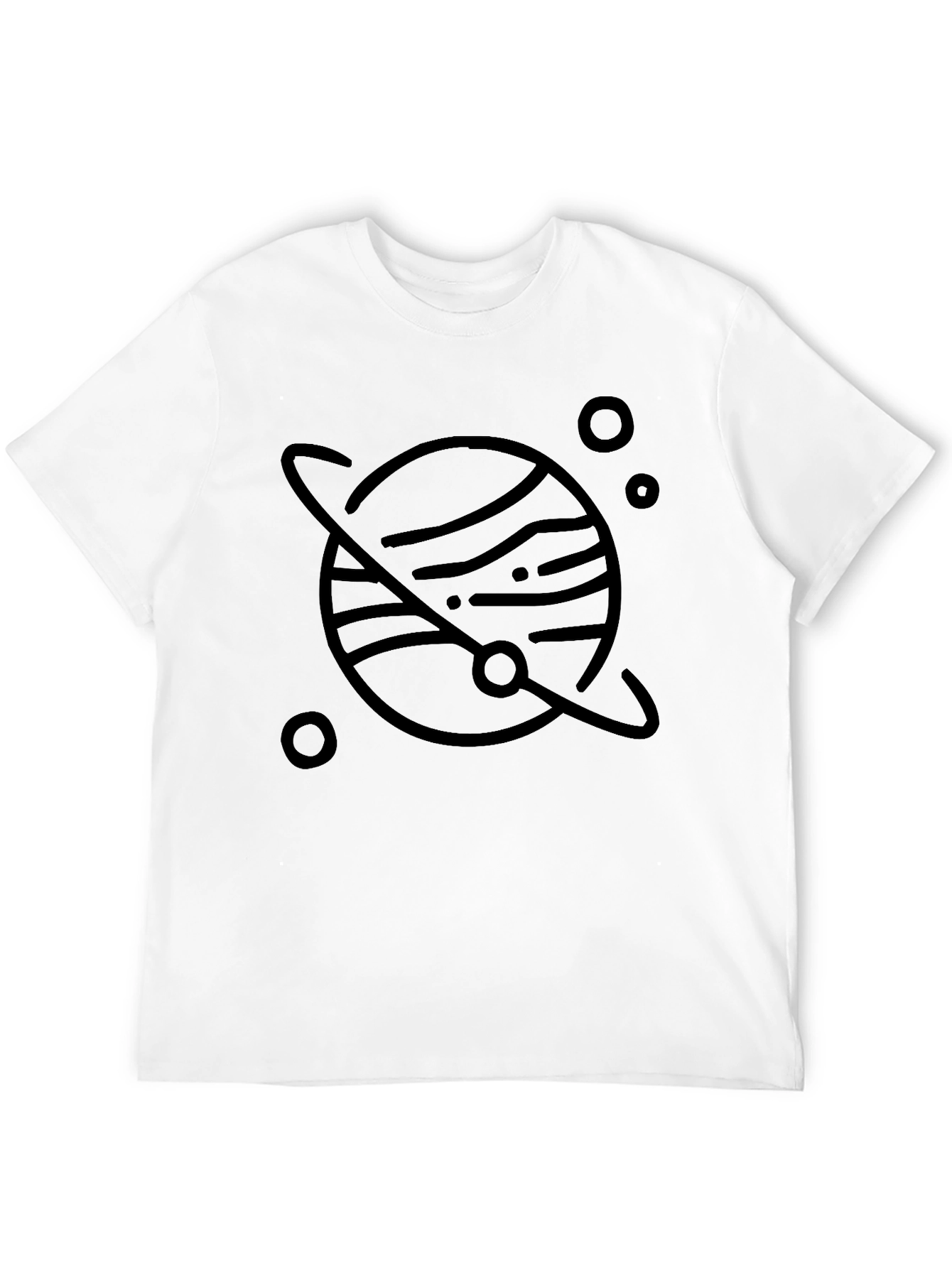 Planet Graphic T-Shirt - Black