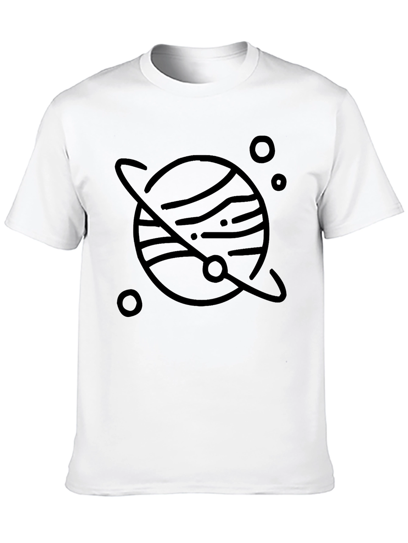 Planet Graphic T-Shirt - Black
